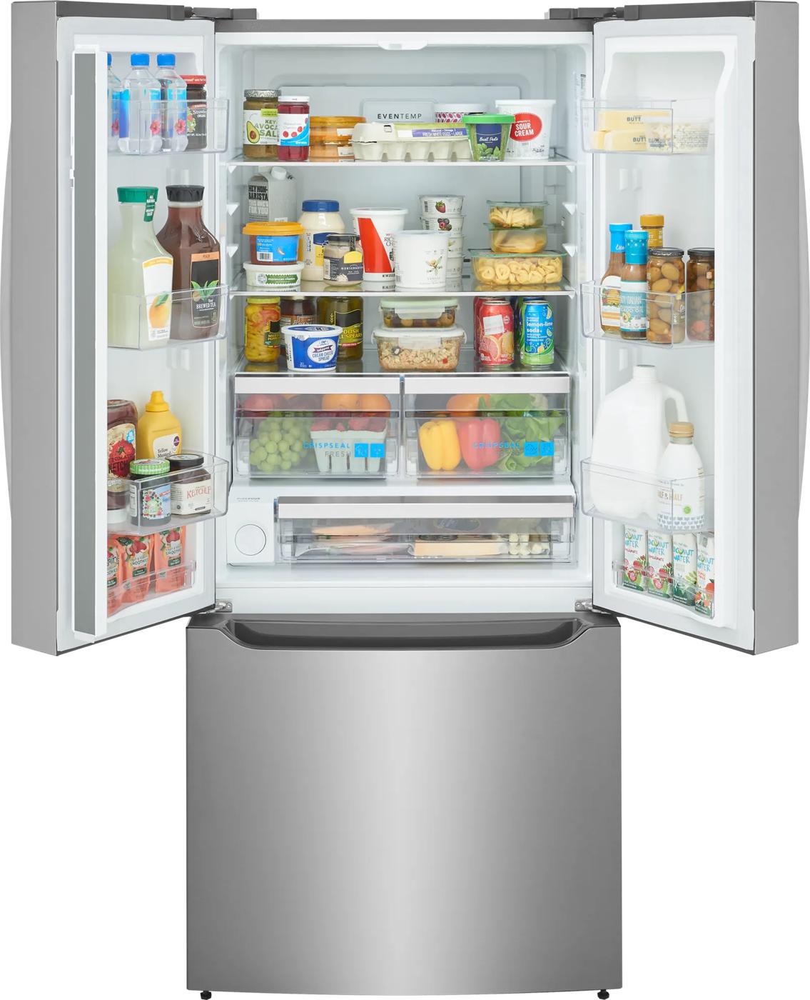 20 Cu. Ft. Standard-Depth French Door Refrigerator Stainless Steel-GRFS2023AF