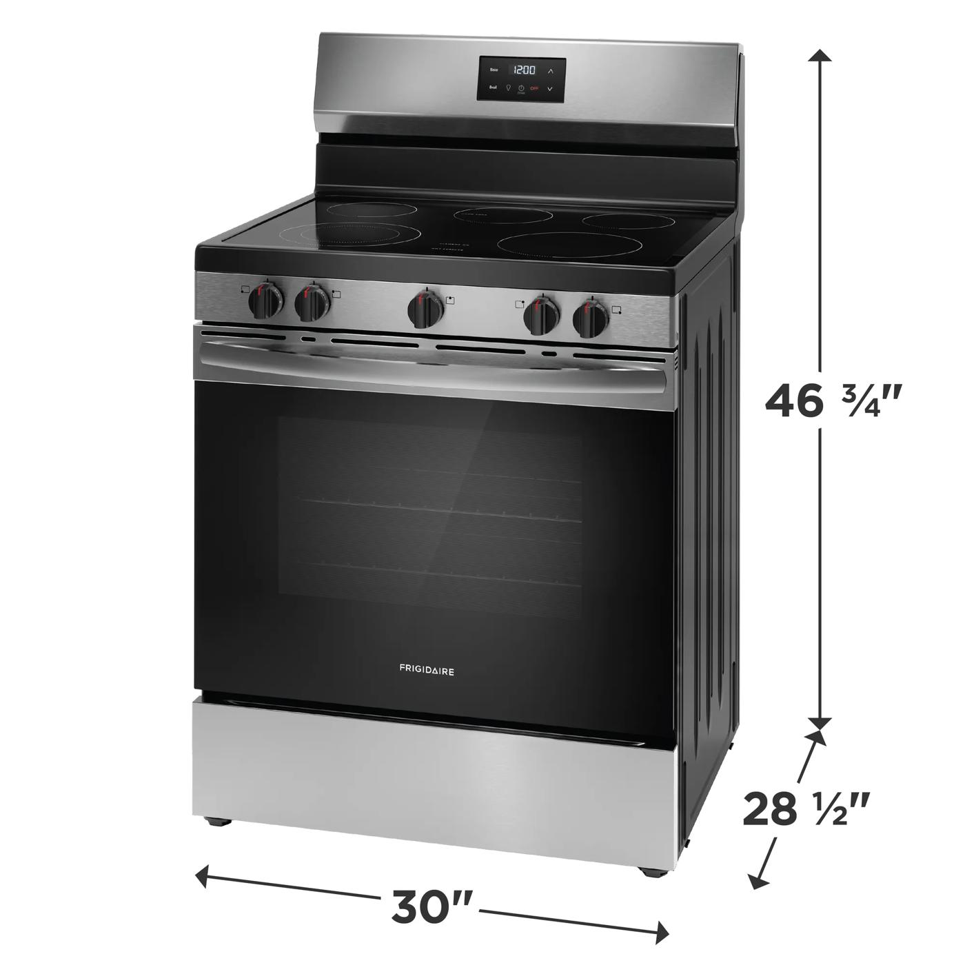 Cuisinière électrique de 30 po Acier inoxydable-FCRE305CBS