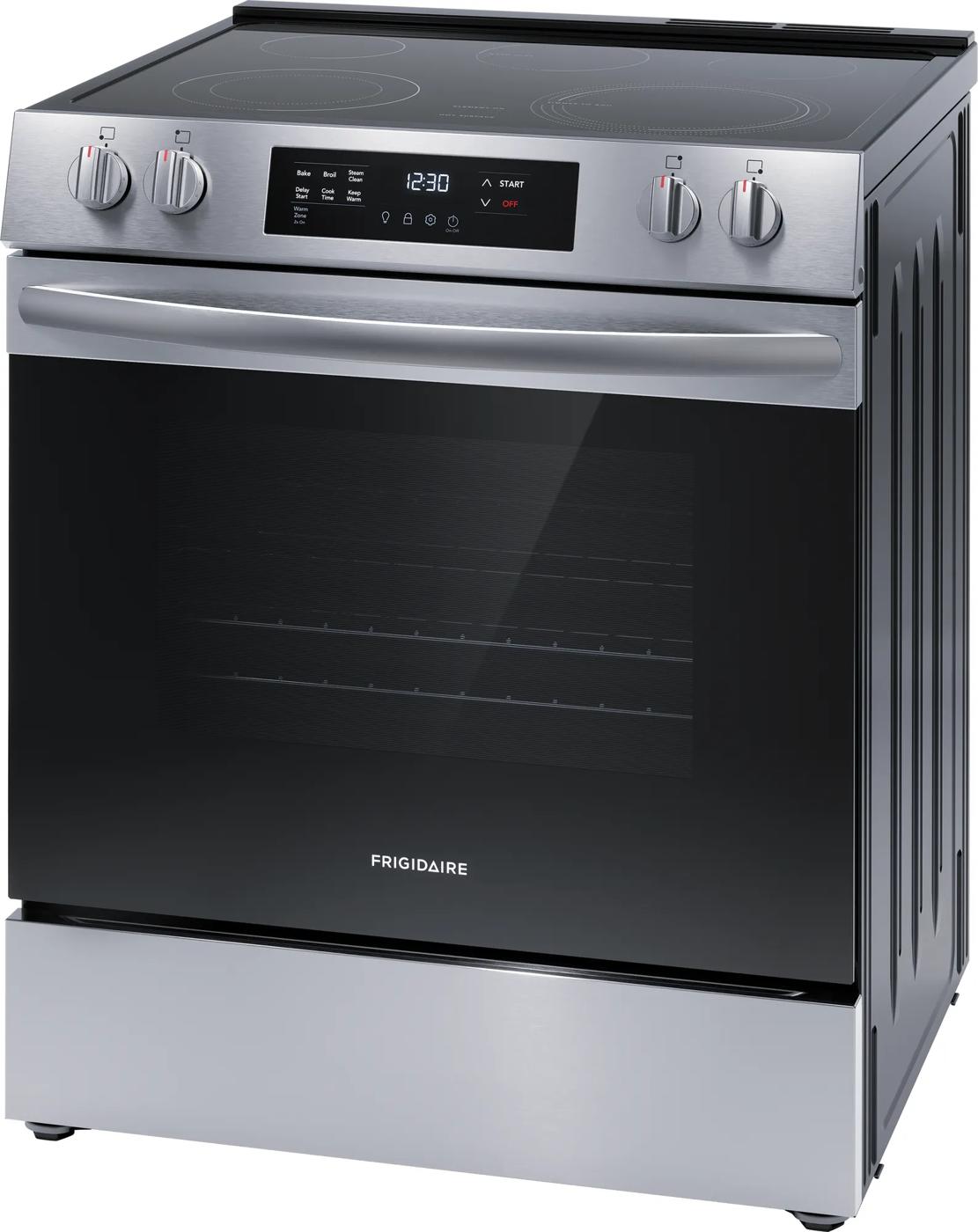 30" Front Control Electric Range Stainless Steel-FCFE306CAS
