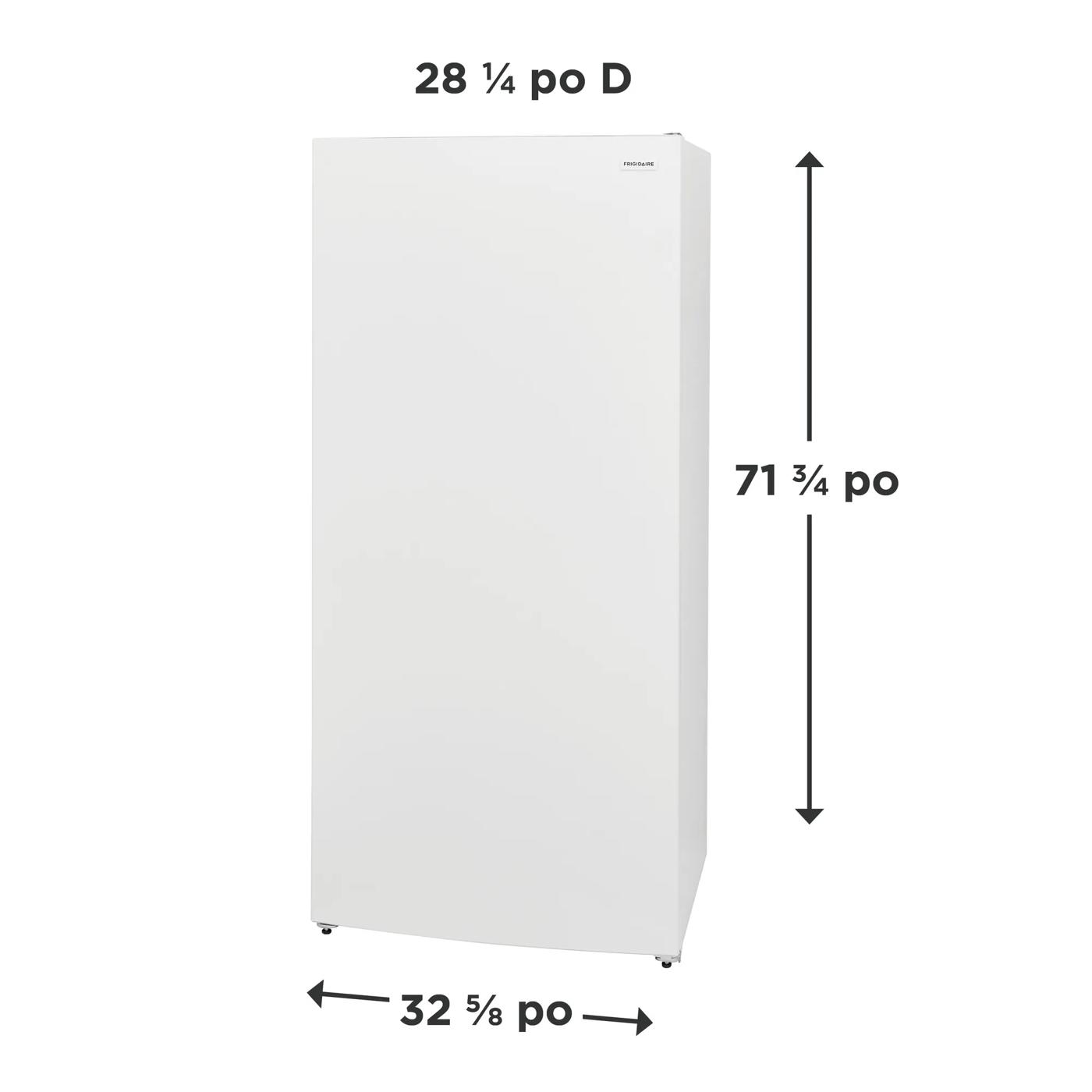 Congélateur vertical de 20 pi³ Blanc-FRUF2020AW