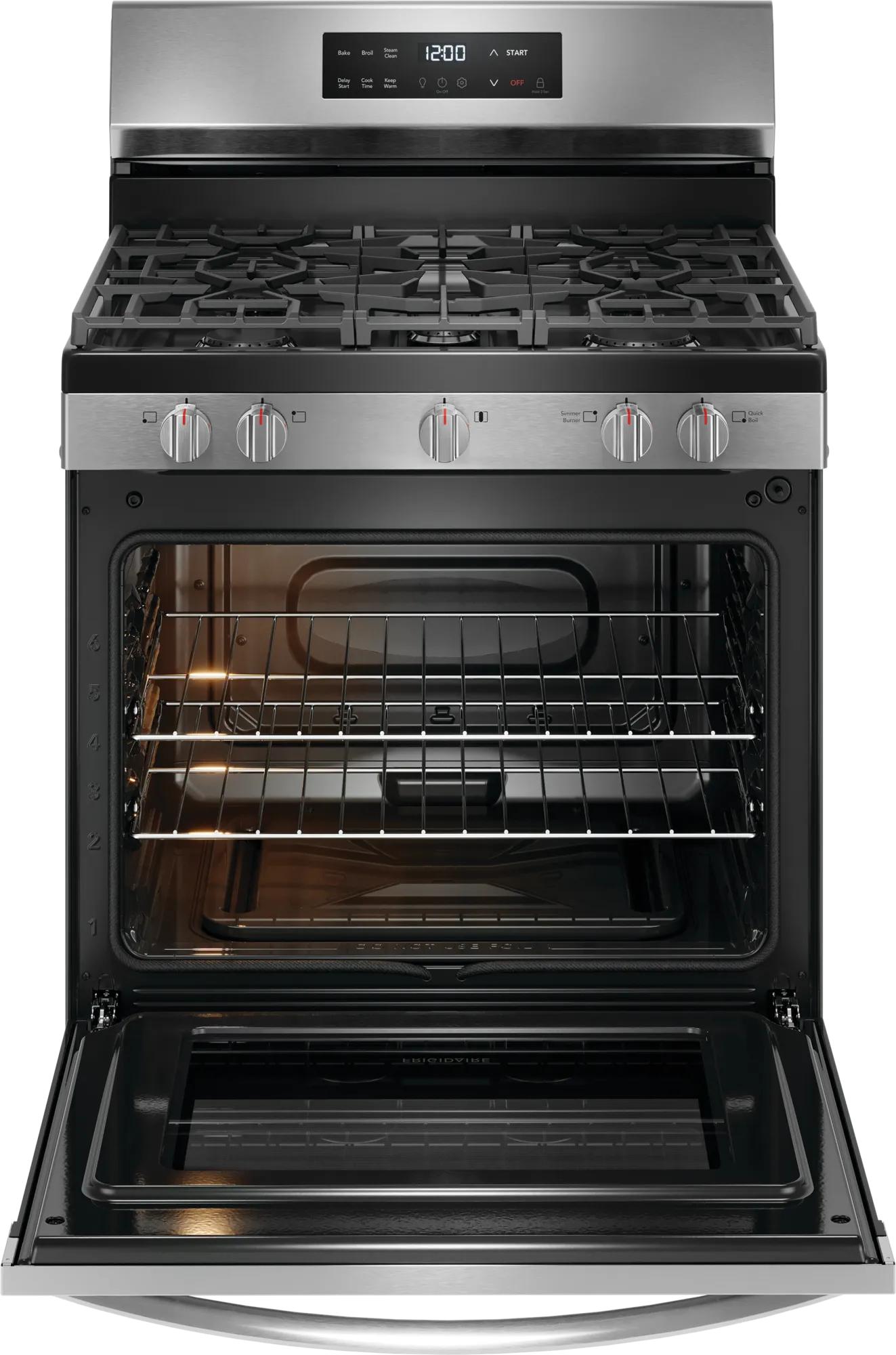 30" Gas Range with Quick Boil Stainless Steel-FCRG3062AS