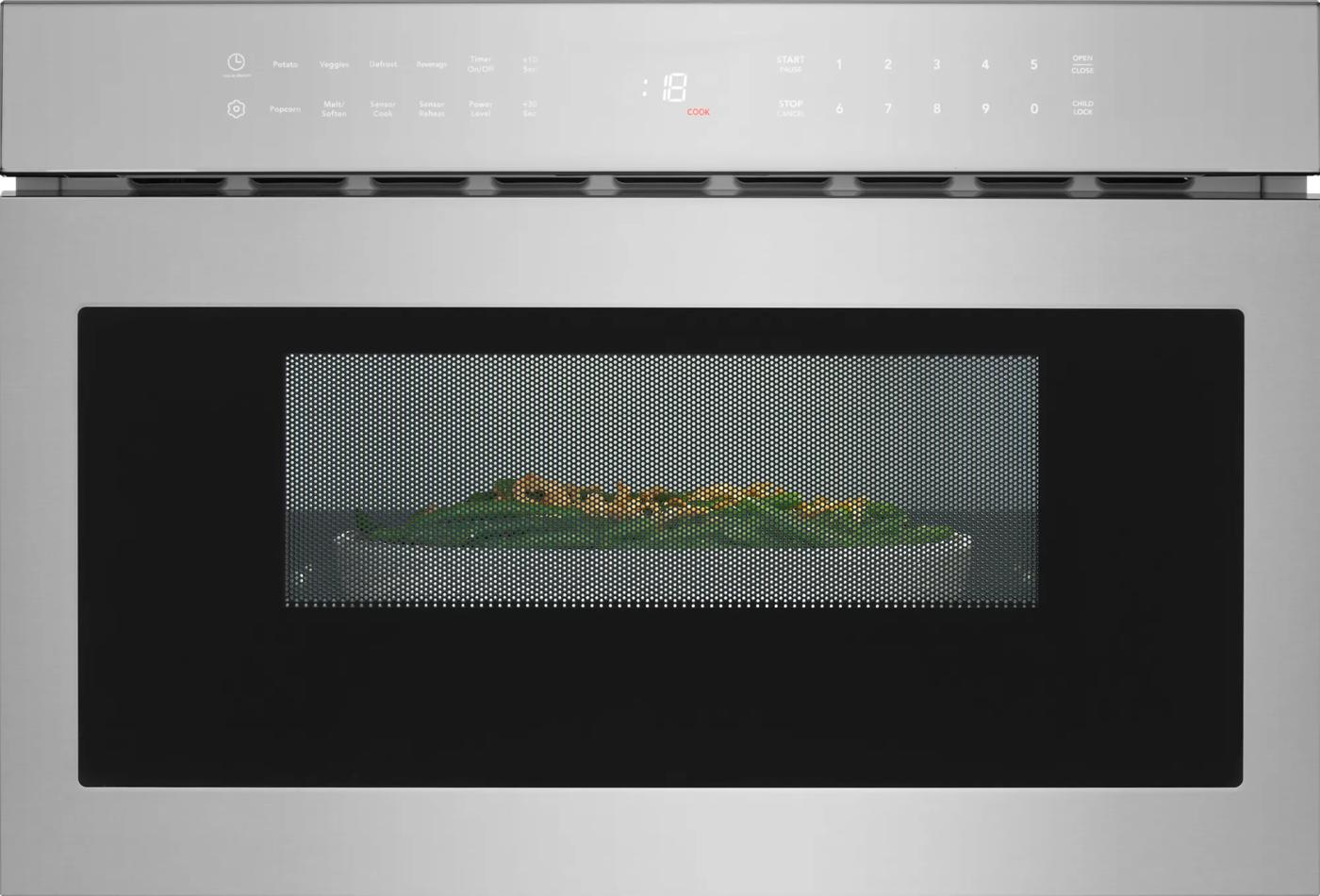 24" Built-In Drawer Microwave Stainless Steel-UMBW2411AS
