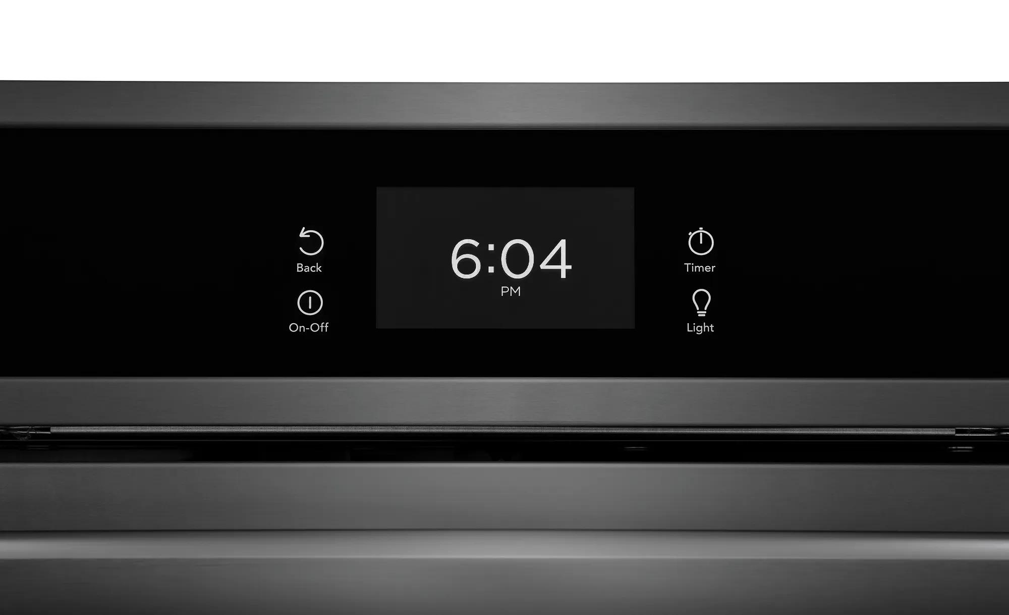 30" Electric Wall Oven and Microwave Combination Black Stainless Steel-GCWM3067AD