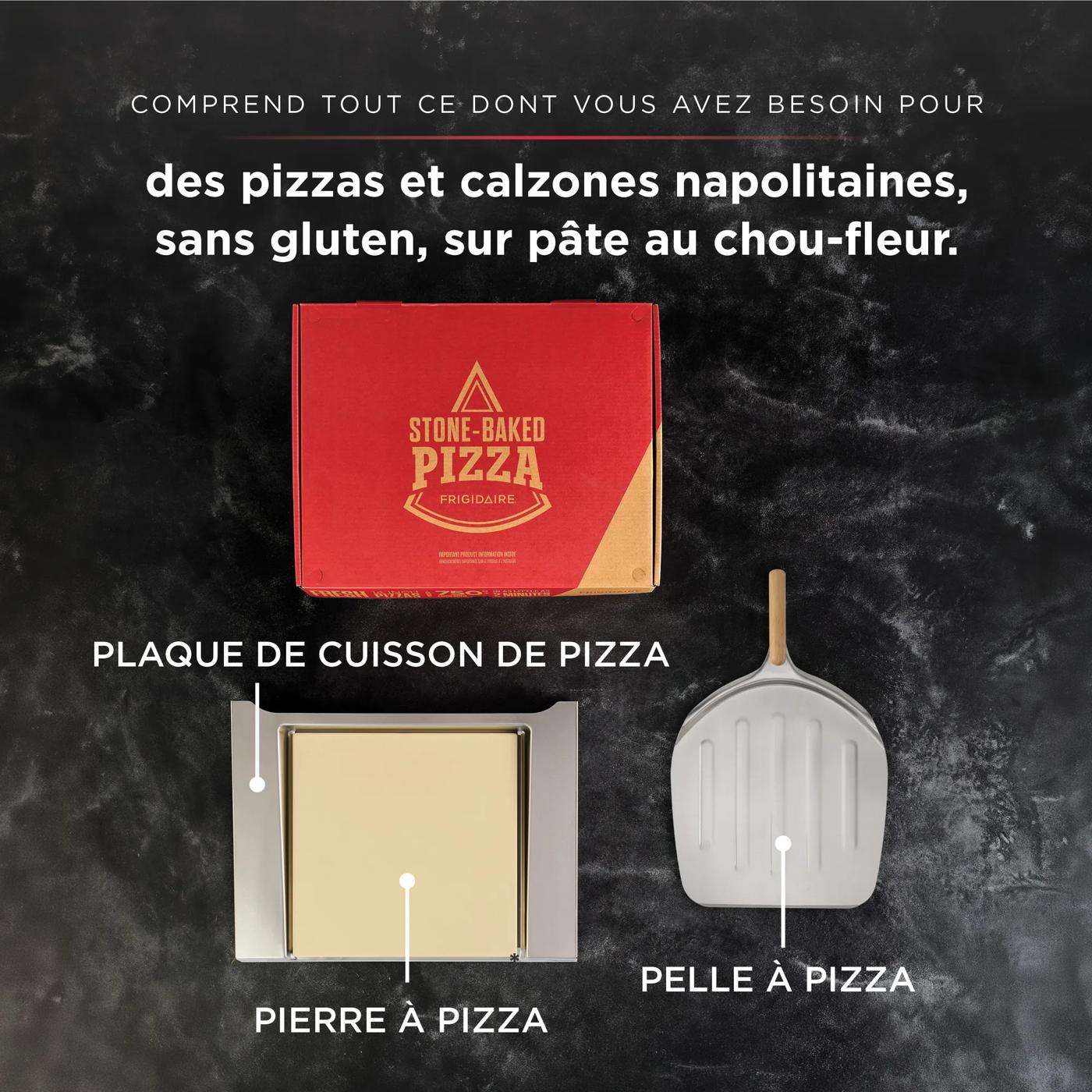 Four mural simple de 76 cm (30 po) avec mode pizza cuite sur pierre Acier inoxydable-PCWS3085AF