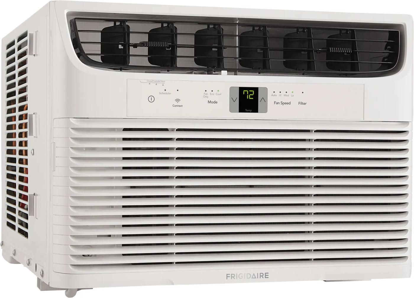 15,000 BTU Connected Window-Mounted Room Air Conditioner White-FHWW153WBE
