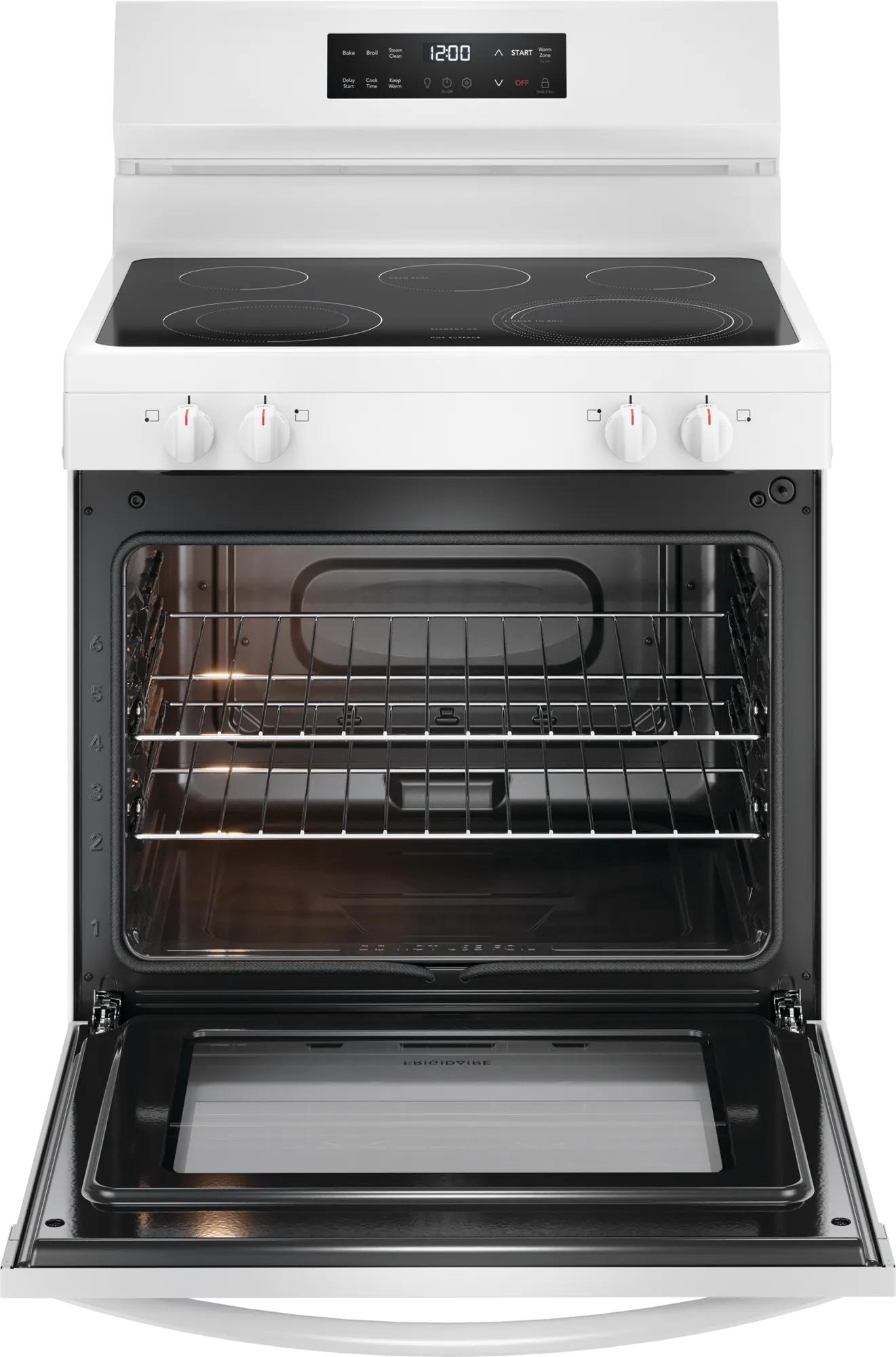 30" Electric Range with the EvenTemp® White-FCRE306CAW