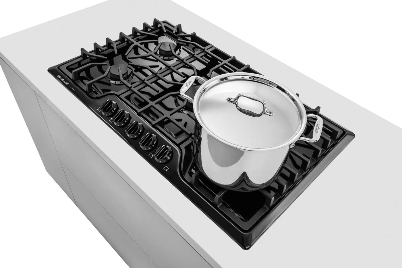 36" Gas Cooktop Black-FGGC3645QB