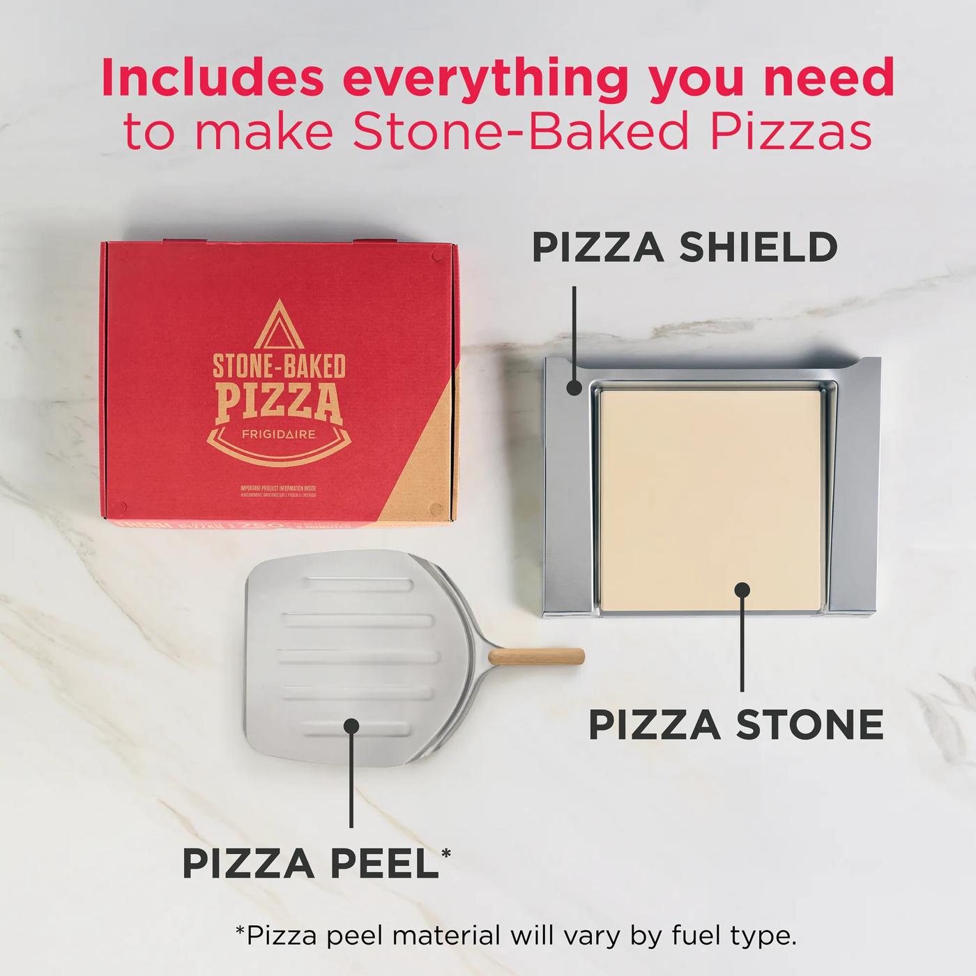 30" Front Control Gas Range with Stone-Baked Pizza Stainless Steel-GCFG3070BF