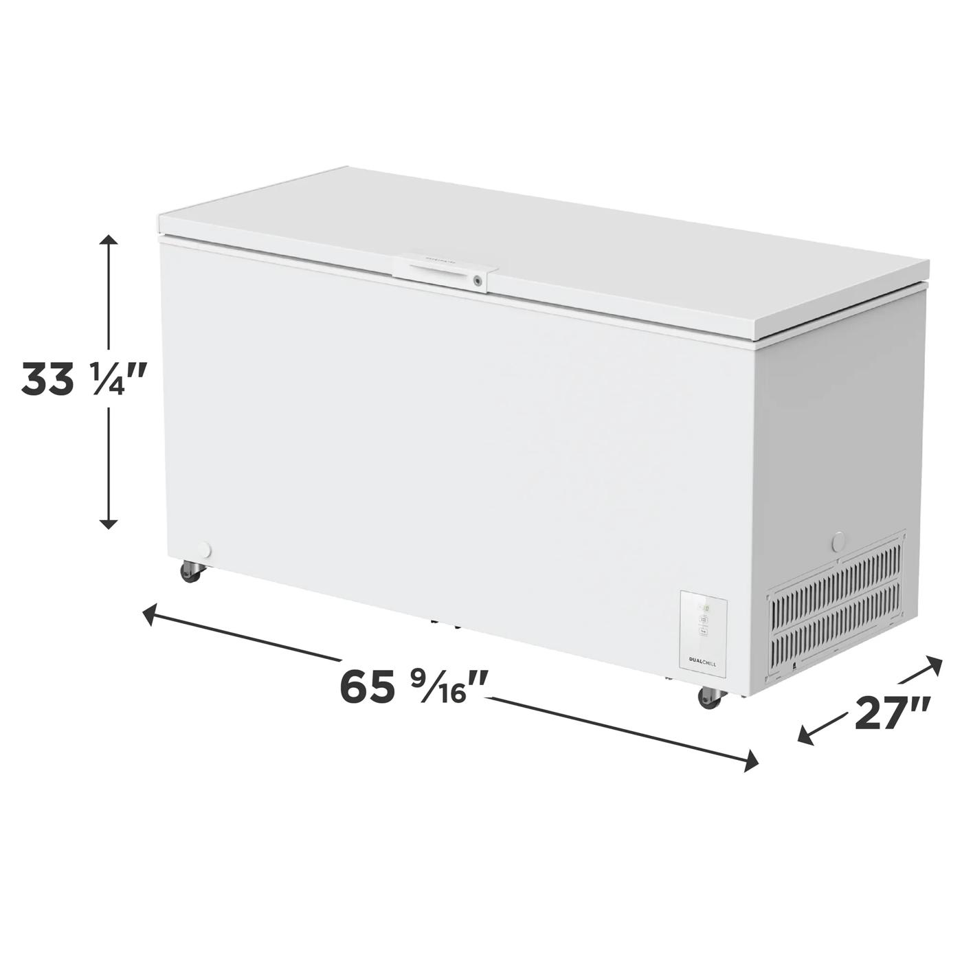 Congélateur horizontal prêt pour le garage de 20 pi³ Blanc-FFCL2062AW