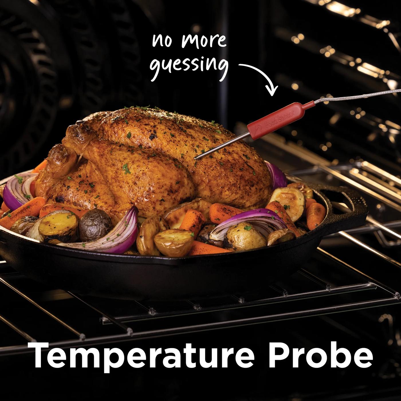 30" Front Control Electric Range with Total Convection Black Stainless Steel-GCFE306CBD