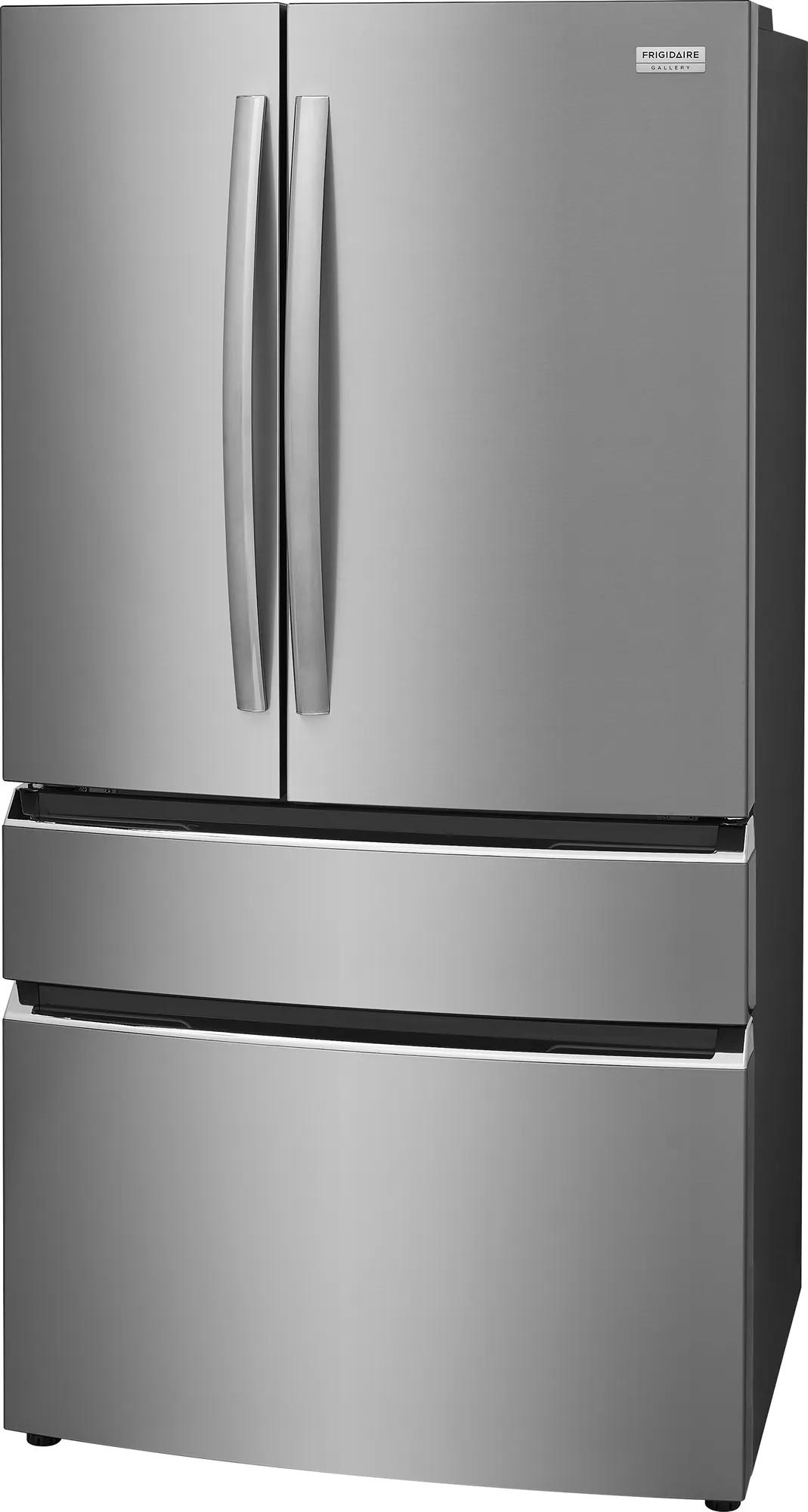 22 Cu. Ft. Counter-Depth 4-Door French Door Refrigerator Stainless Steel-GRMG2272CF