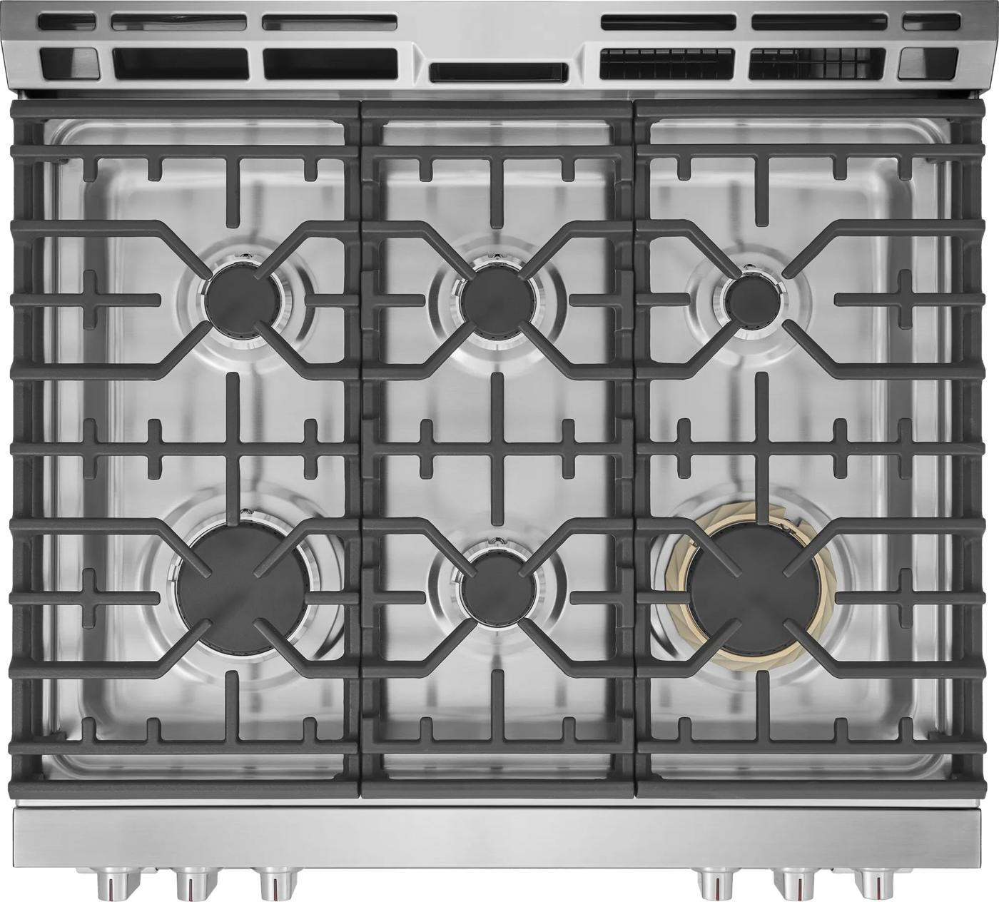 Cuisinière au gaz de 30 po (76,2 cm) avec pizza cuite sur pierre Acier inoxydable-PCFG3085BF
