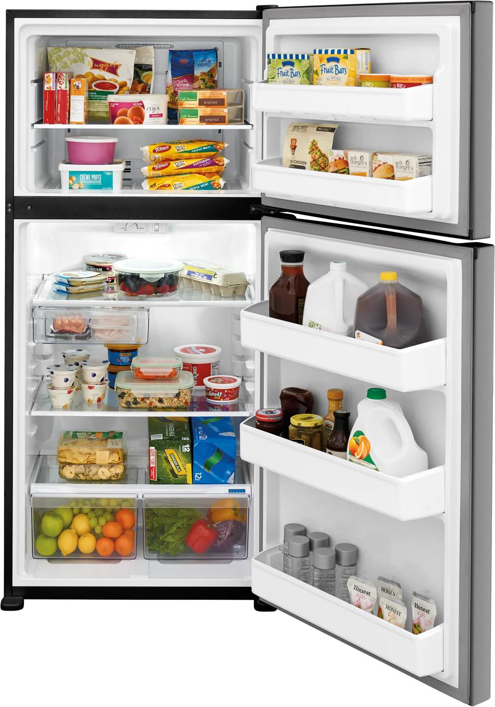 18 Cu. Ft. Garage Ready Top Freezer Refrigerator Stainless Steel-FFTR1835VS