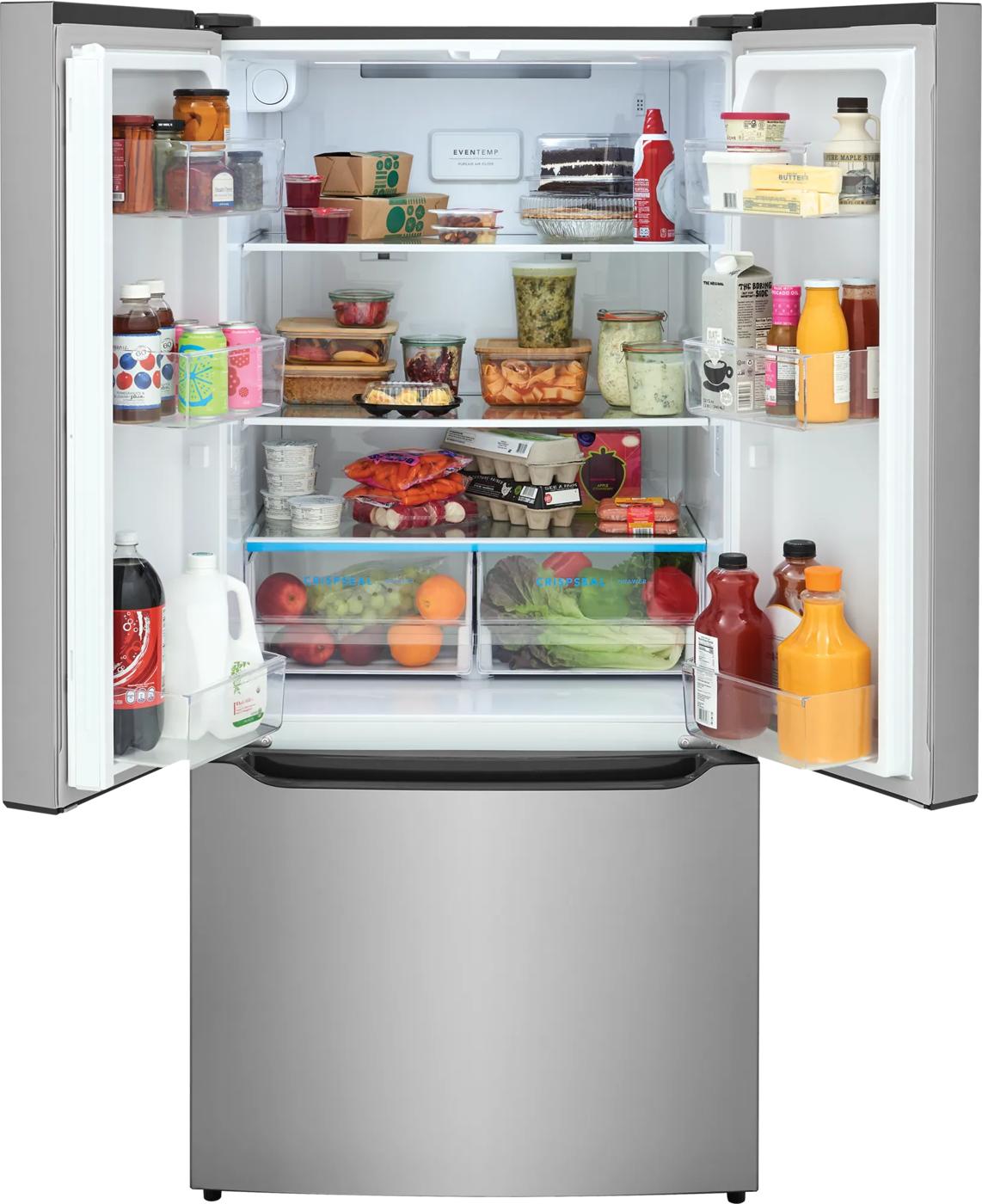 20 Cu. Ft. Counter-Depth French Door Refrigerator Fingerprint-Resistant Stainless Steel Look-FRFG2033AV