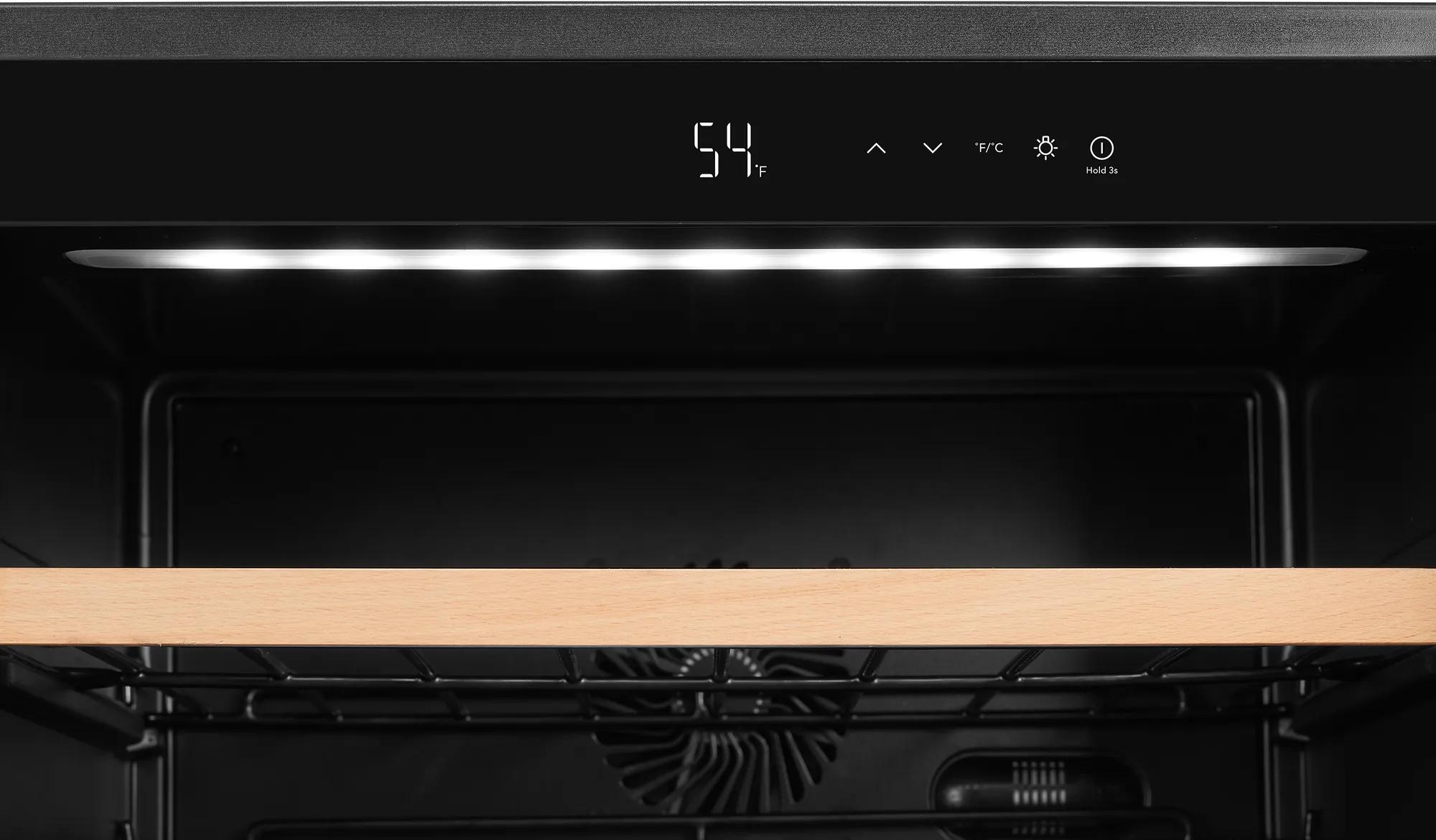 52 Bottle Wine Cooler Stainless Steel-GRWE5726AS