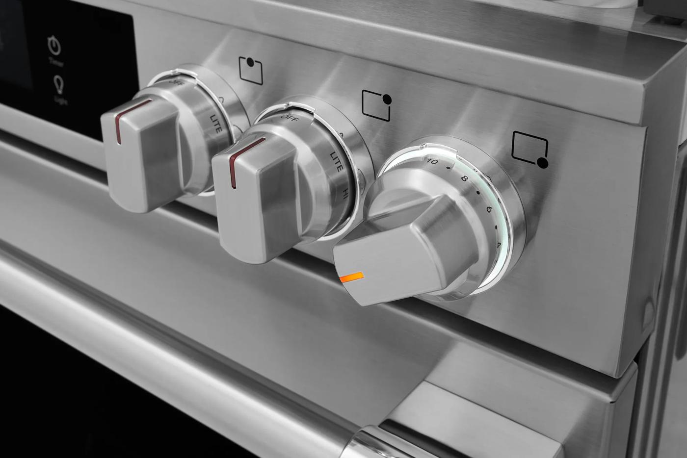 Cuisinière au gaz de 30 po (76,2 cm) avec pizza cuite sur pierre Acier inoxydable-PCFG3085BF