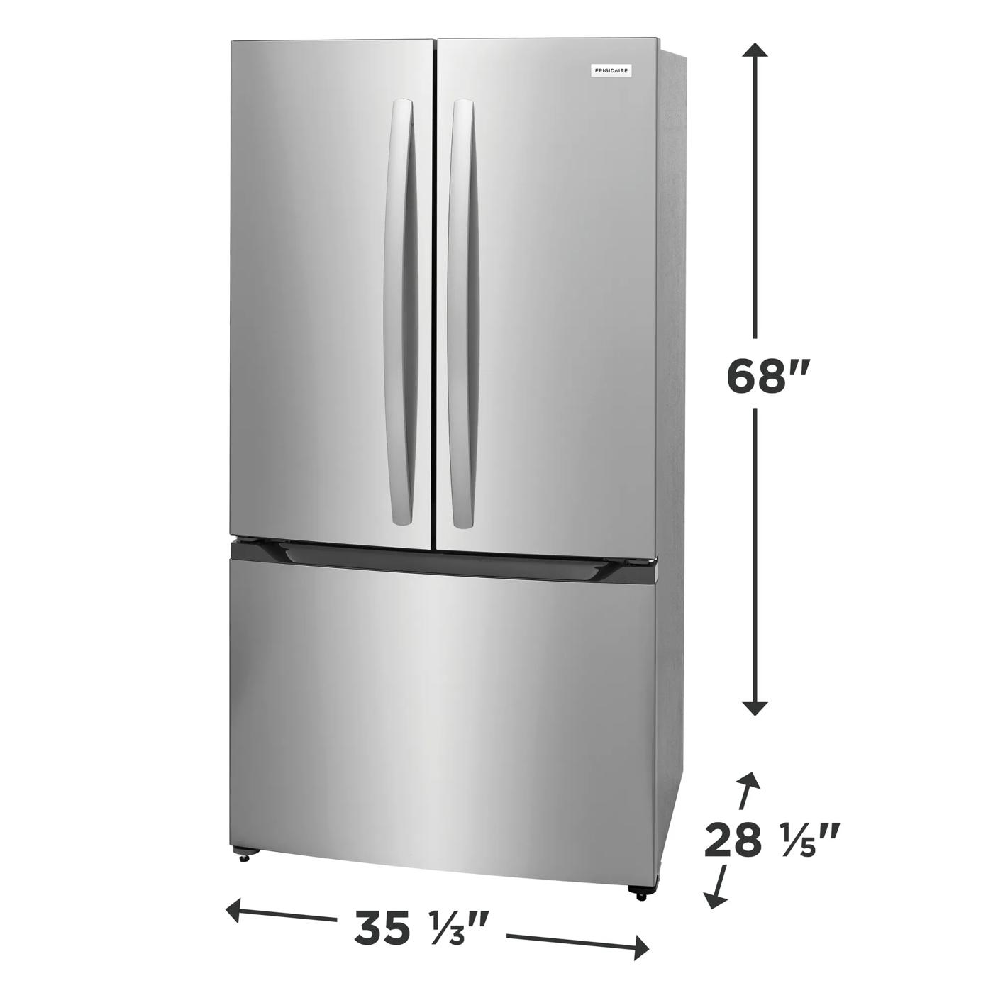 19.8 Cu. Ft. Counter-Depth French Door Refrigerator Stainless Steel-FRFG201LAV