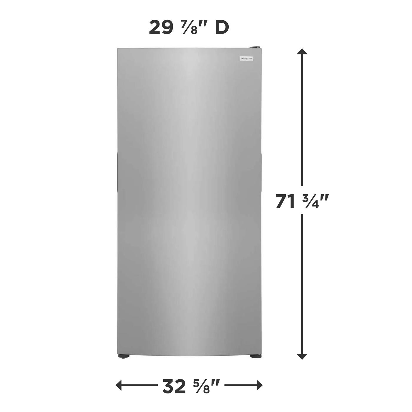 20 Cu. Ft. Garage Ready Single-Door Refrigerator Stainless Steel-FRAE2022AF