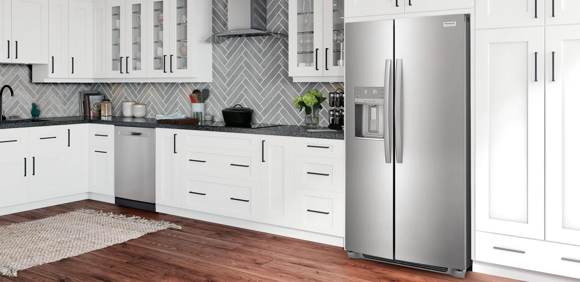 Réfrigérateur côte à côte de 22,2 pi³ d’une profondeur de comptoir de 36 po Acier inoxydable-GRSC2352AF