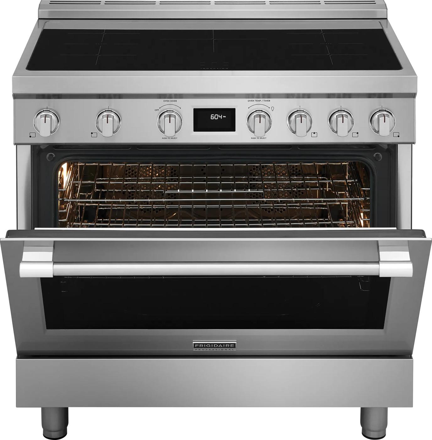 36" Induction Freestanding Range Stainless Steel-PCFI3670AF