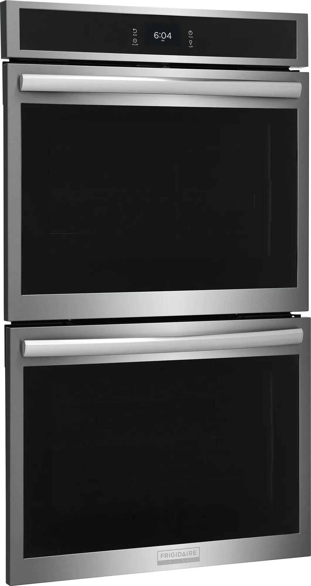 Four mural électrique double de 76 cm (30 po) avec convection totale Acier inoxydable-GCWD3067AF