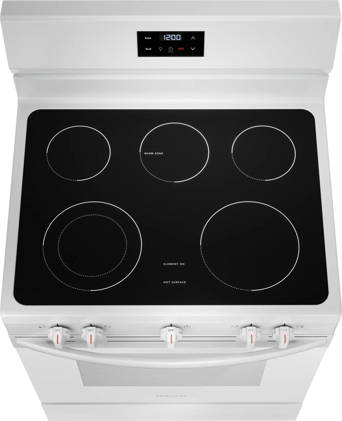 Cuisinière électrique de 30 po Blanc-FCRE305CBW