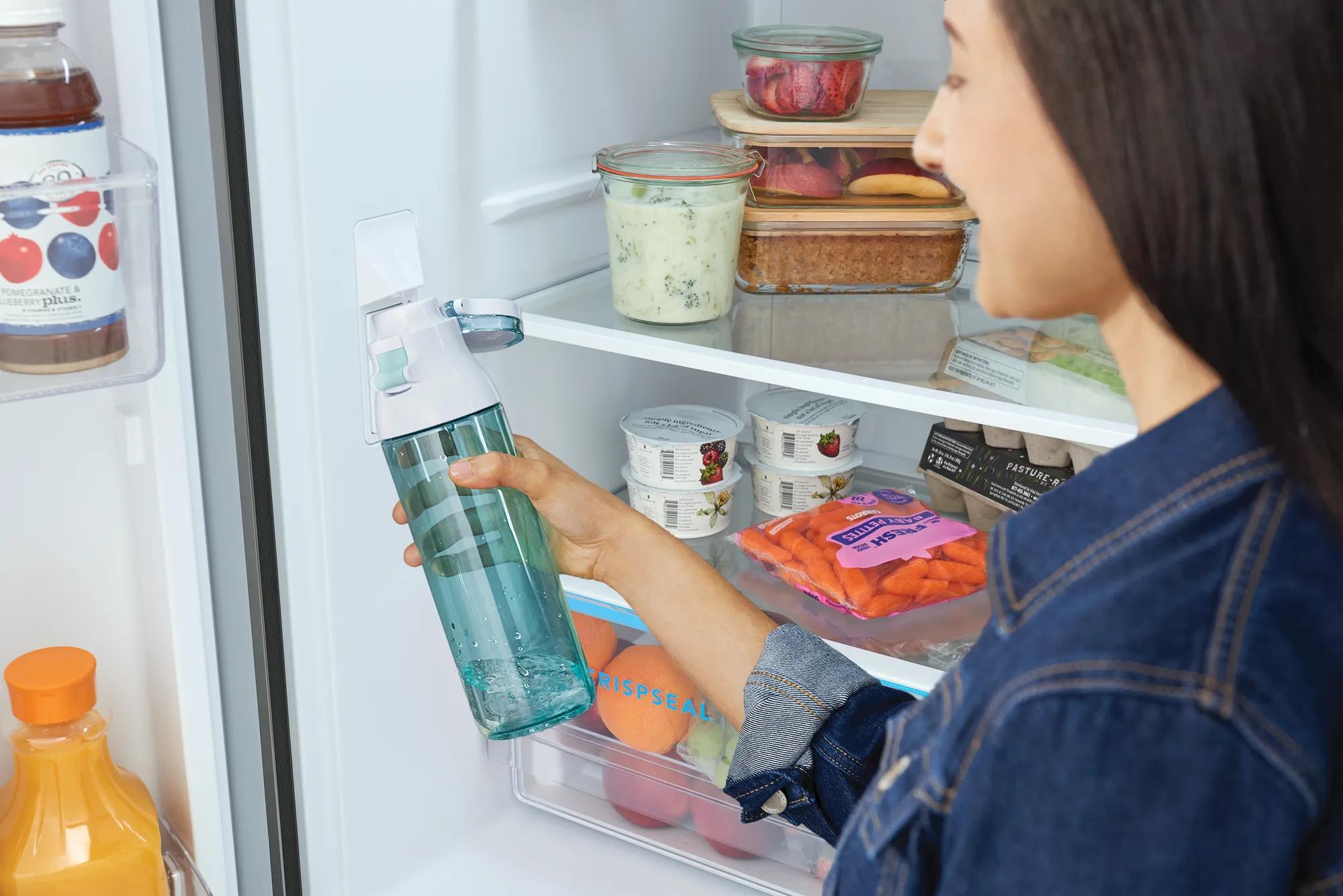 20 Cu. Ft. Counter-Depth French Door Refrigerator Fingerprint-Resistant Stainless Steel Look-FRFG2033AV