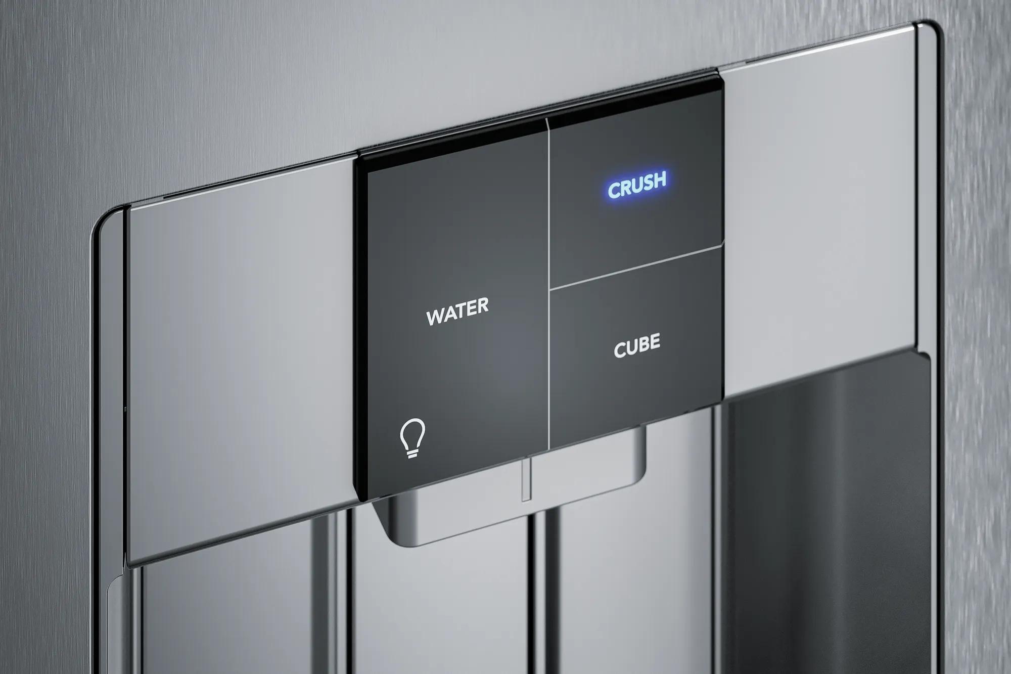 22 Cu. Ft. 36" Counter Depth Side by Side Refrigerator Stainless Steel-PRSC2222AF