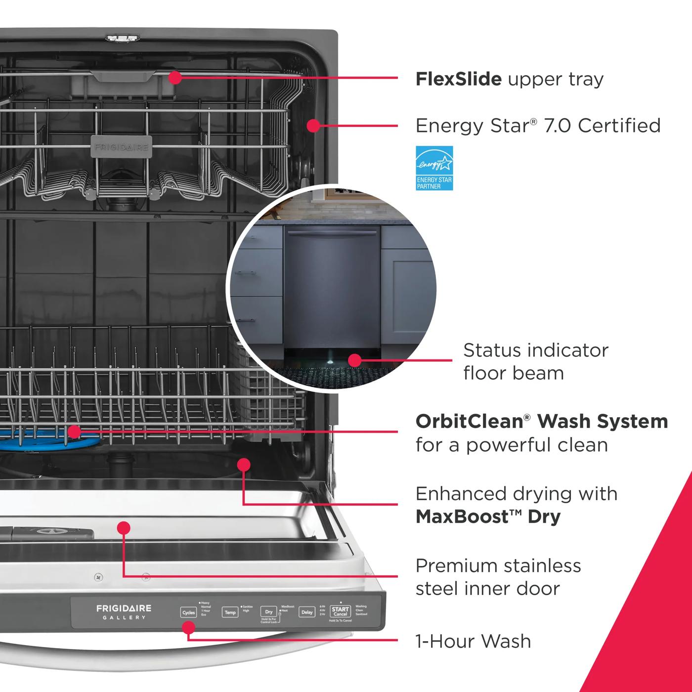 24" Dishwasher Stainless Steel-GDHH4527AF