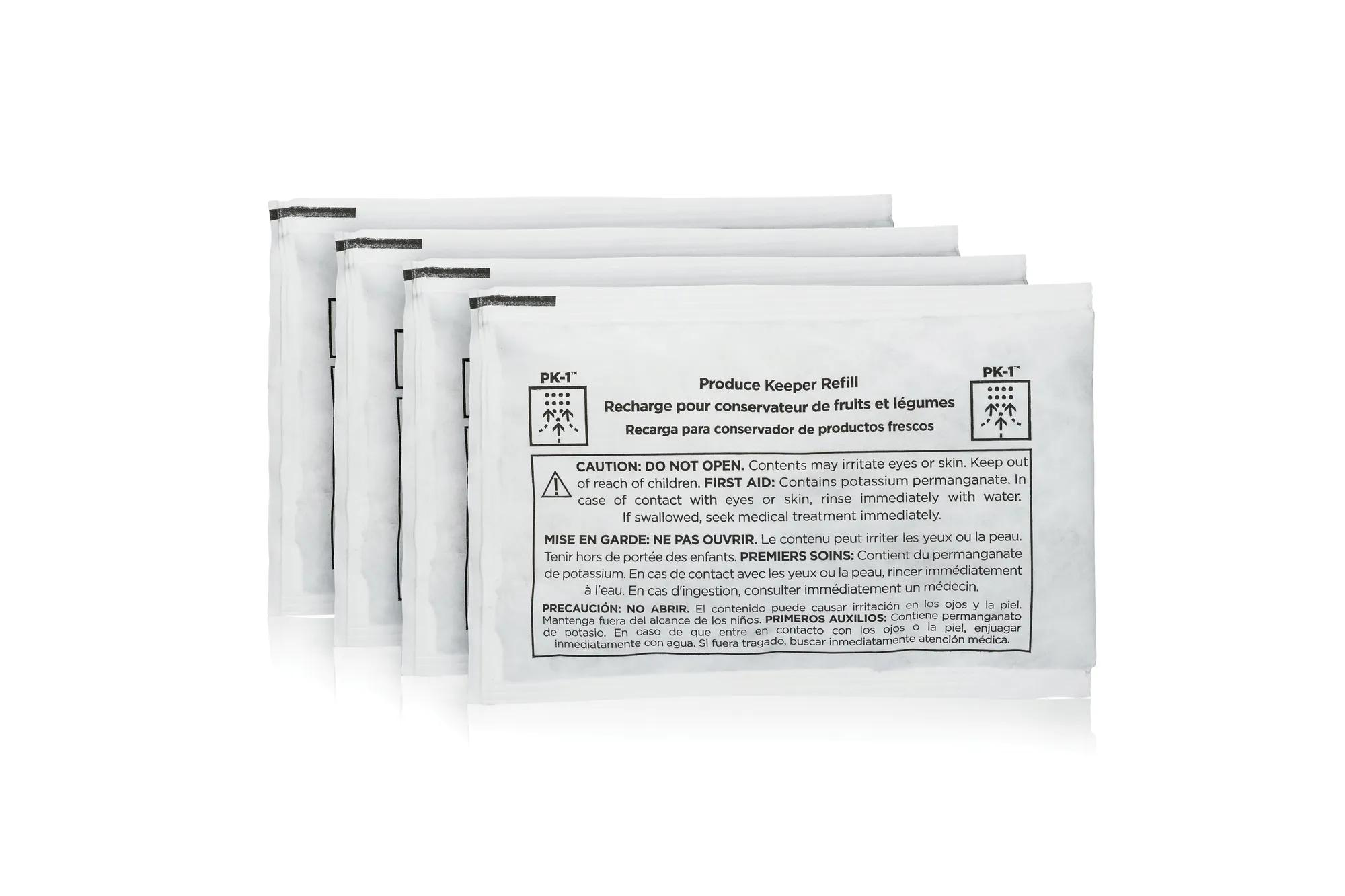 Comprend 4 paquets de recharge pour un approvisionnement d’un an