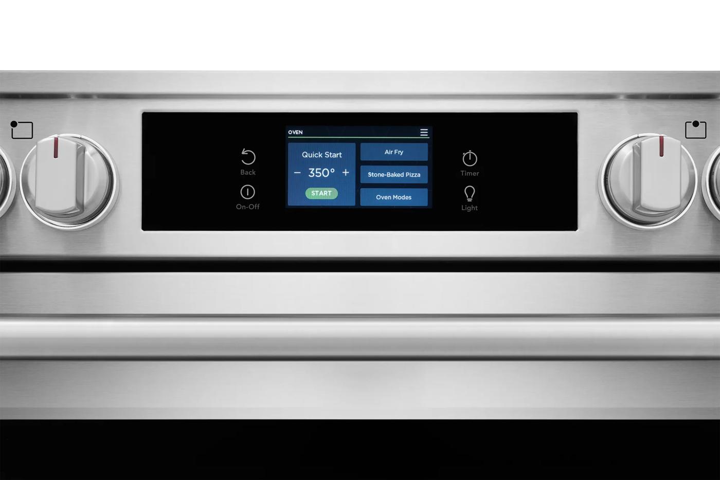 Cuisinière électrique 30 po avec pizza cuite sur pierre Acier inoxydable-PCFEC085BF