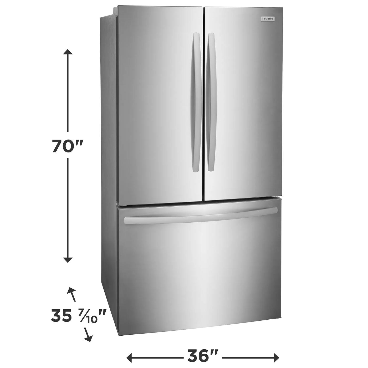 28 Cu. Ft. Standard-Depth French Door Refrigerator Stainless Steel-FRFS2823AS