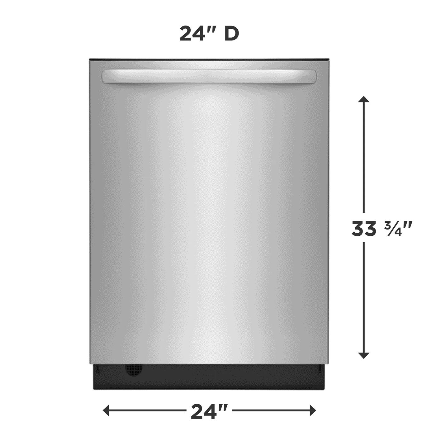 24" Built-In Dishwasher with EvenDry™ System Stainless Steel-FDSH4501AS