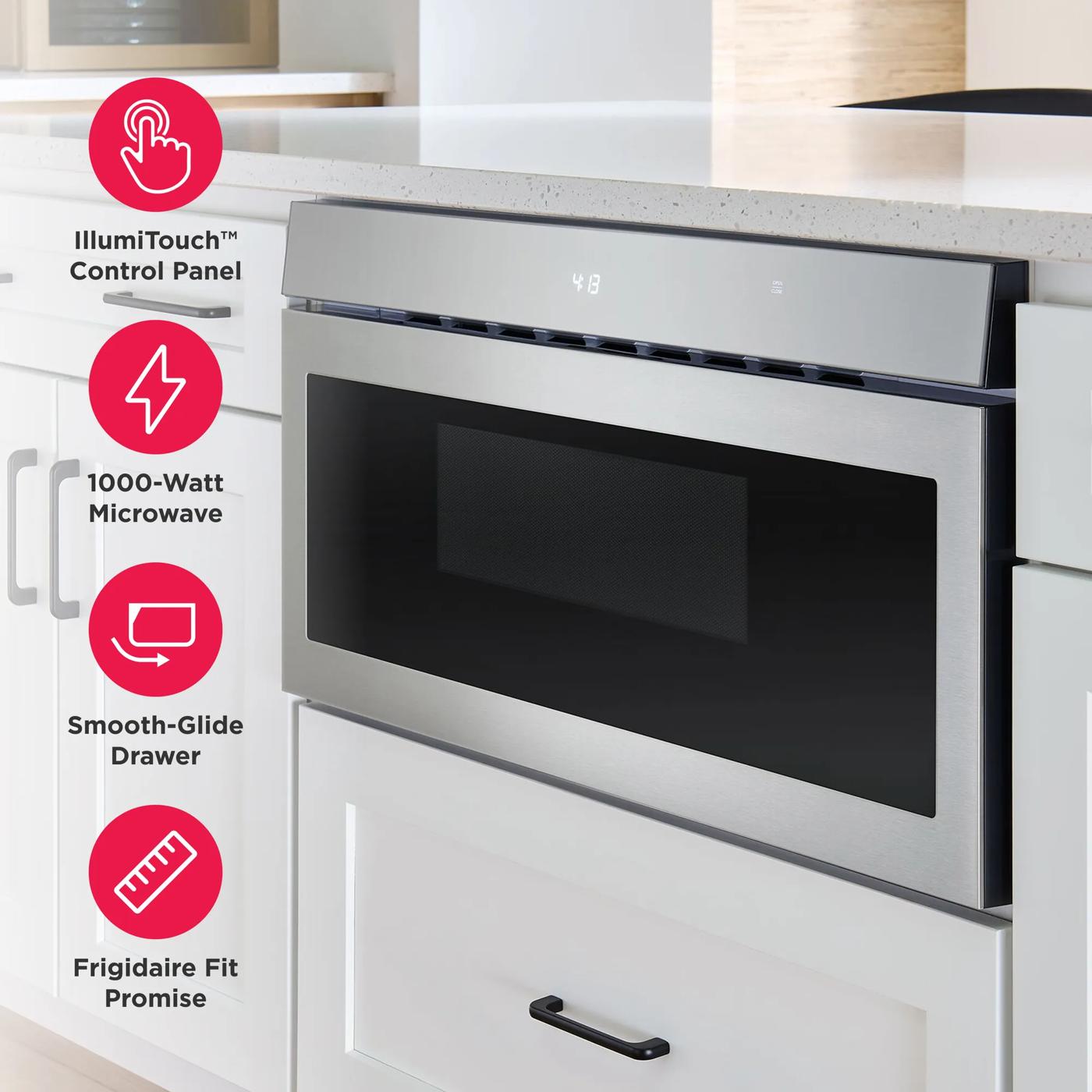30" Built-In Drawer Microwave Stainless Steel-UMBW3011AS