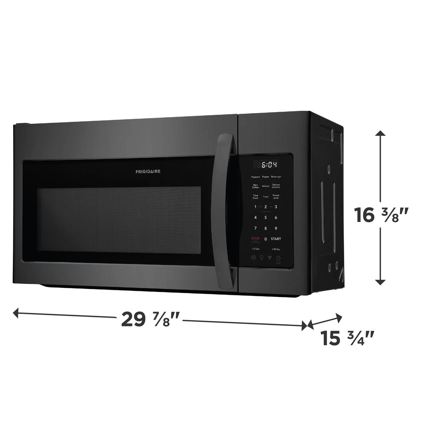 1.8 Cu. Ft. Over-The-Range Microwave Black Stainless Steel-FMOS1846BD