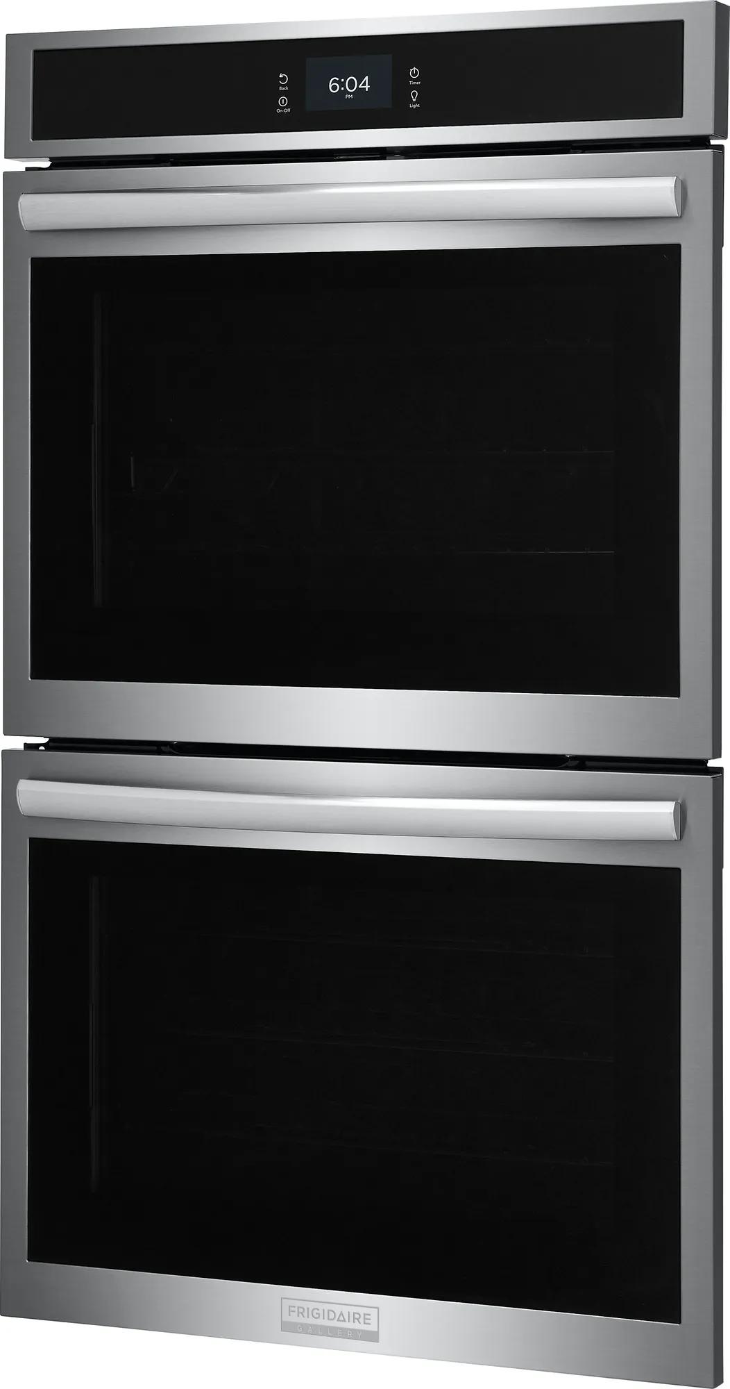 Four mural électrique double de 76 cm (30 po) avec convection totale Acier inoxydable-GCWD3067AF