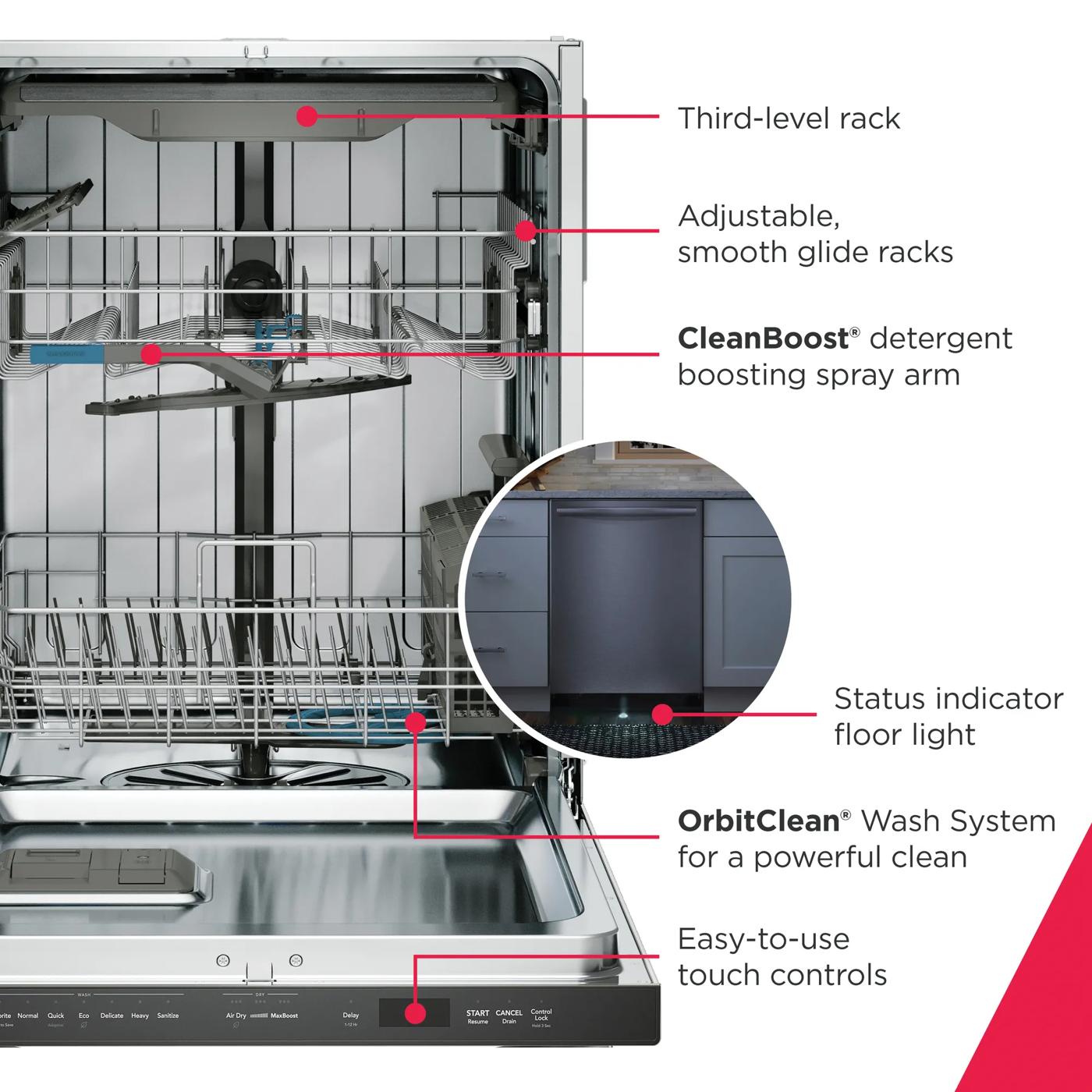 24" Dishwasher Stainless Steel-GDSH4735AF