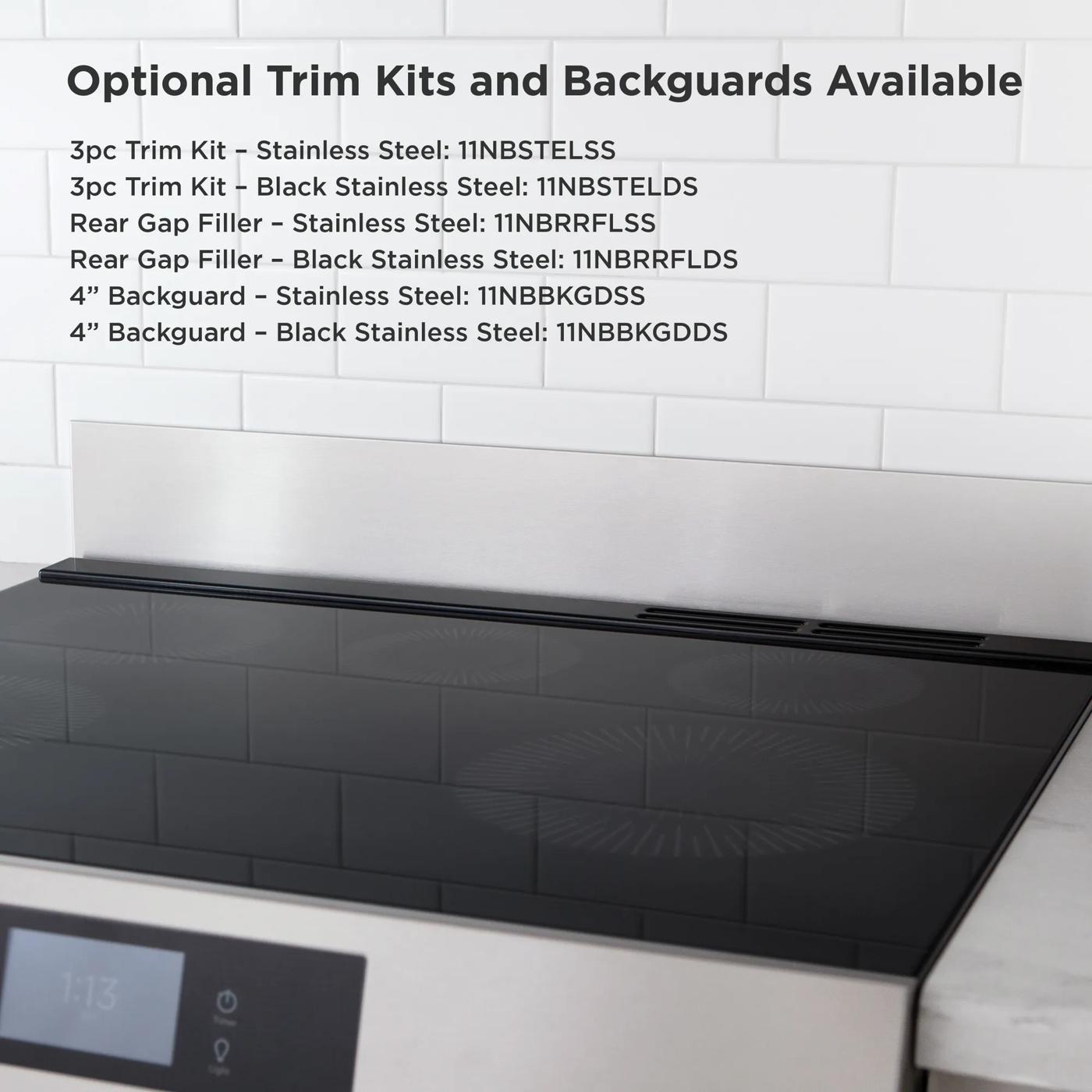 30" Induction Range with Total Convection Stainless Steel-PCFI308CAF