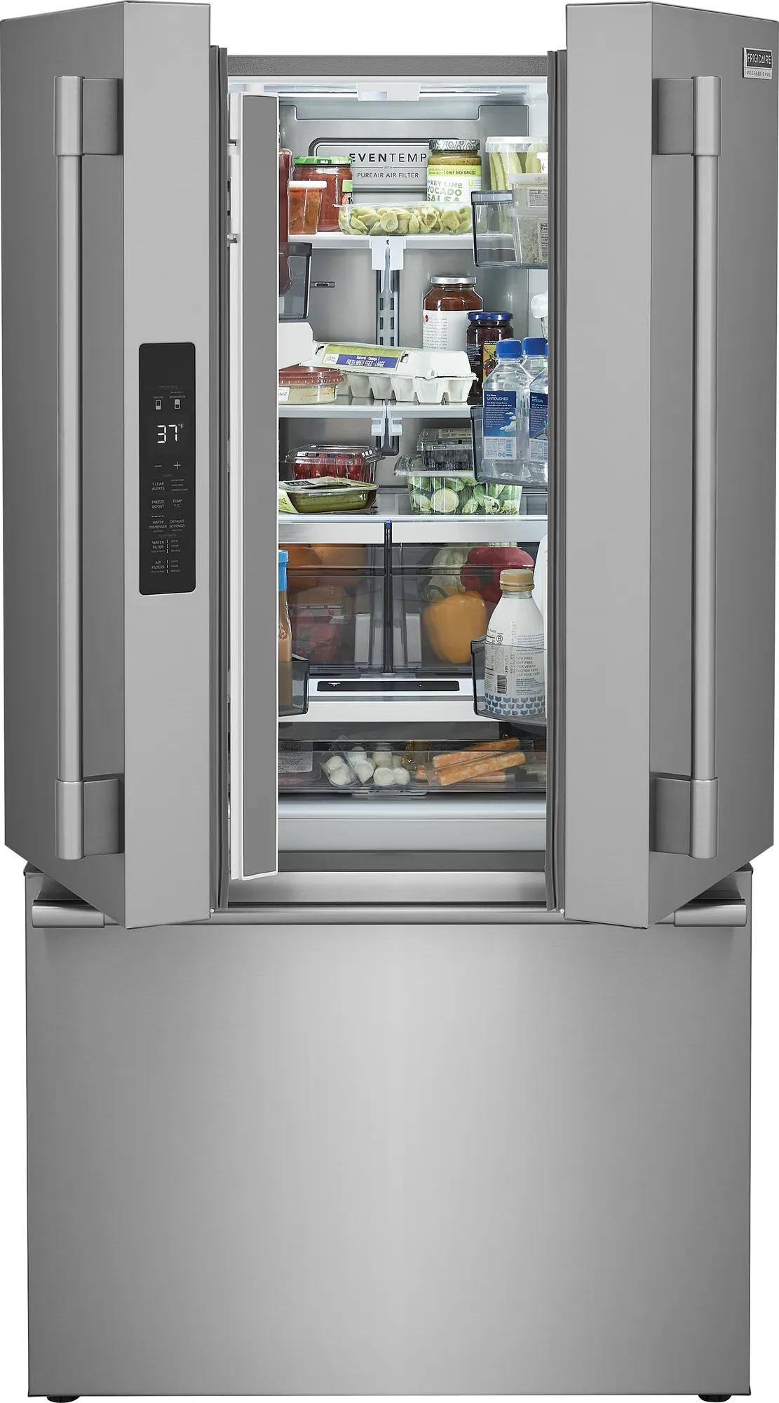 23 Cu. Ft. Counter-Depth French Door Refrigerator Stainless Steel-PRFG2383AF