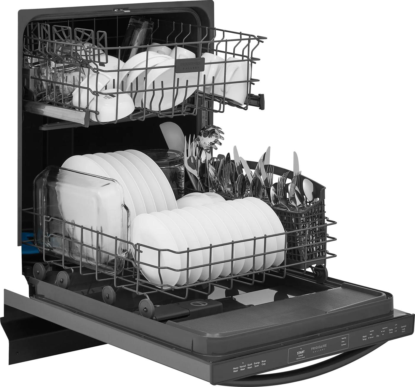 24" Built-In Dishwasher Black Stainless Steel-GDPH4515AD