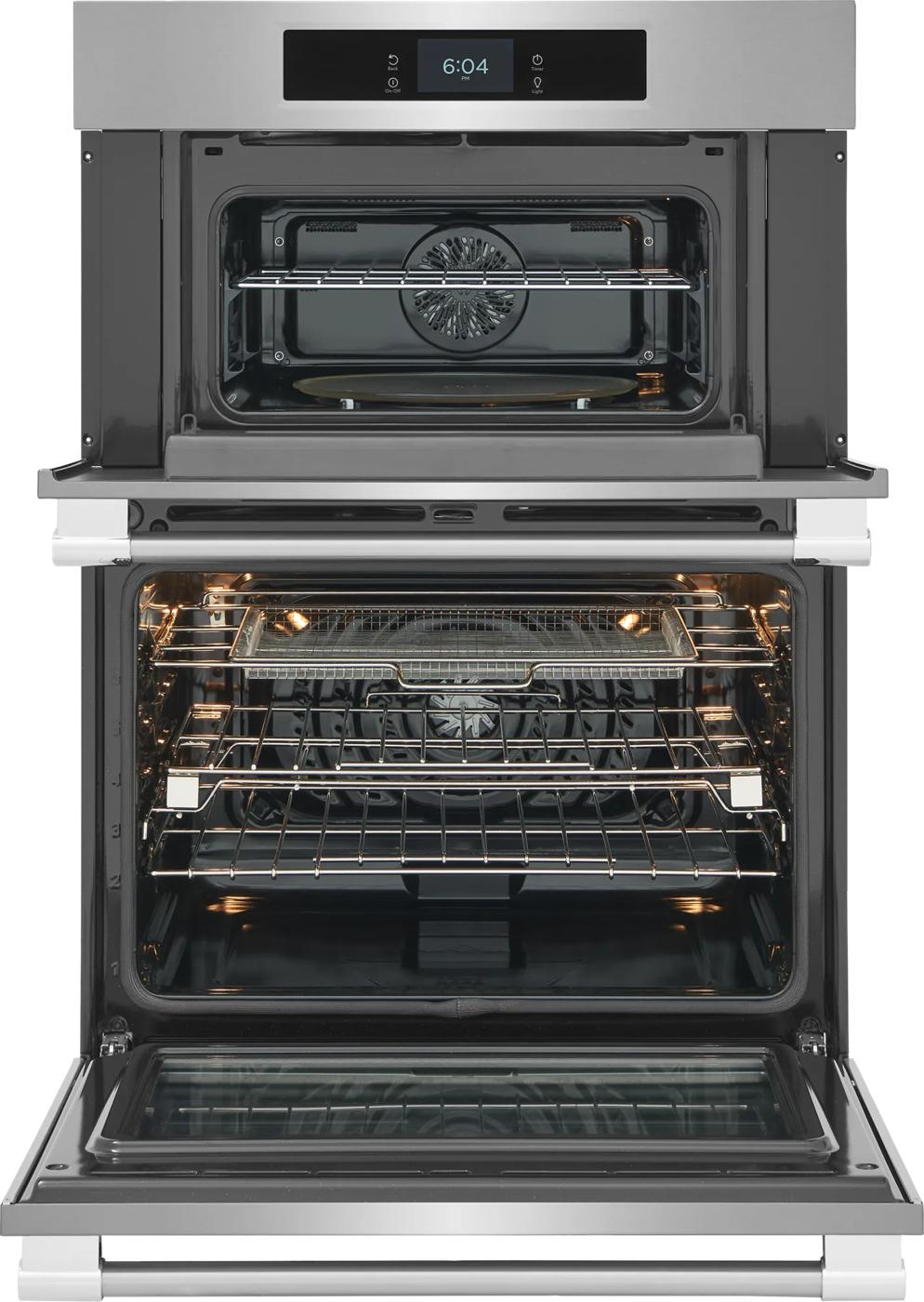 30" Microwave Combination Wall Oven with Stone-Baked Pizza Mode Stainless Steel-PCWM3085AF