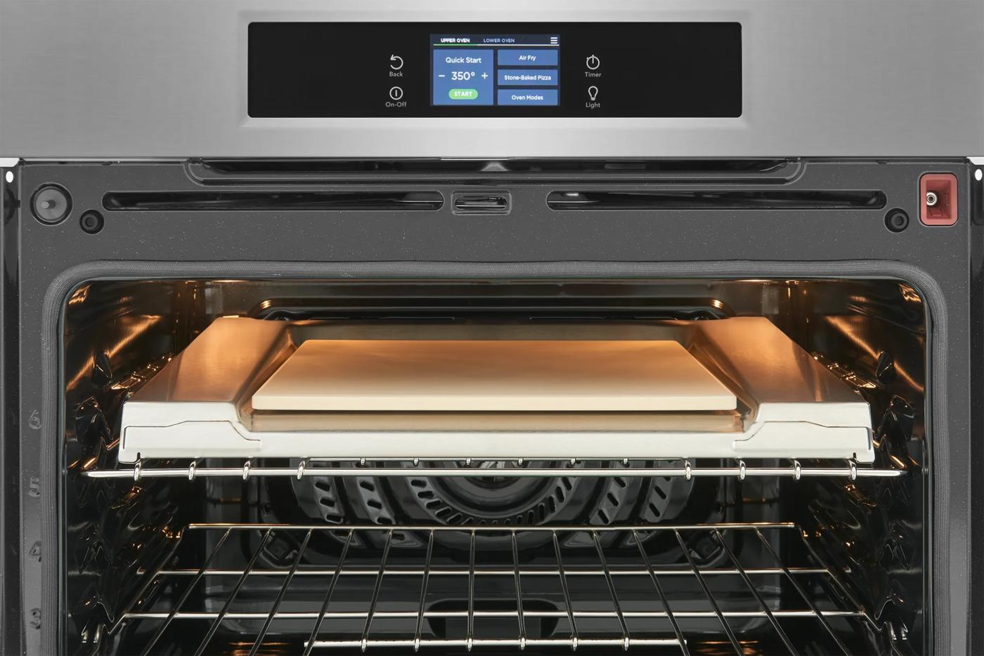 30" Double Wall Oven with Stone-Baked Pizza Stainless Steel-PCWD3085AF