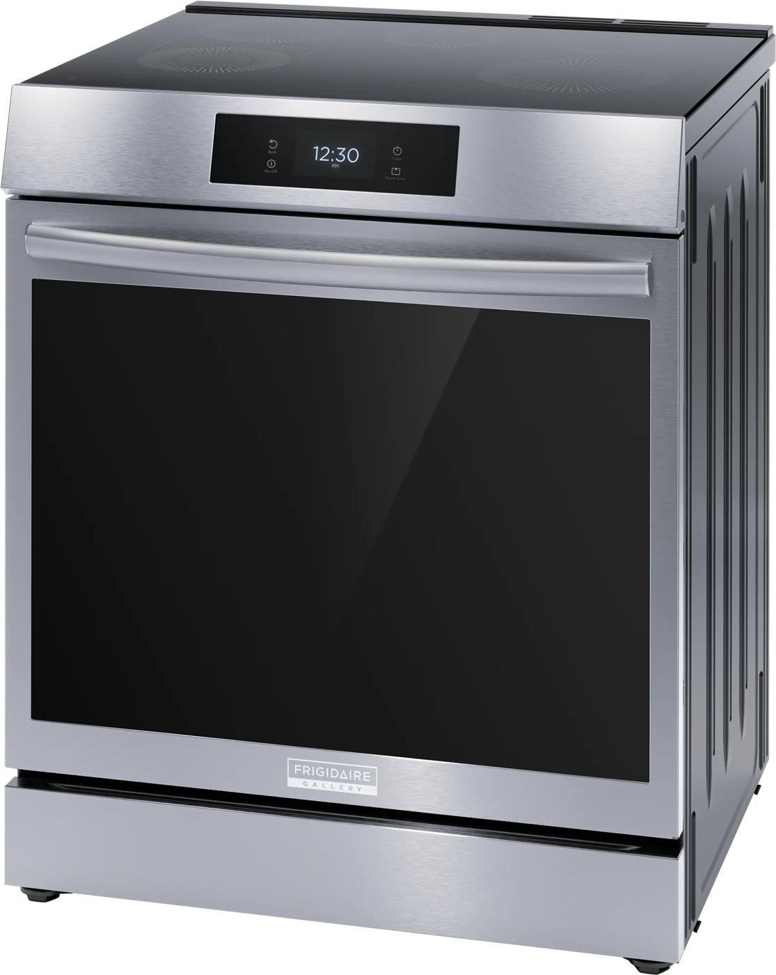  Cuisinière à induction avec commandes frontales de 30 po et convection totale Acier inoxydable-GCFI306CBF