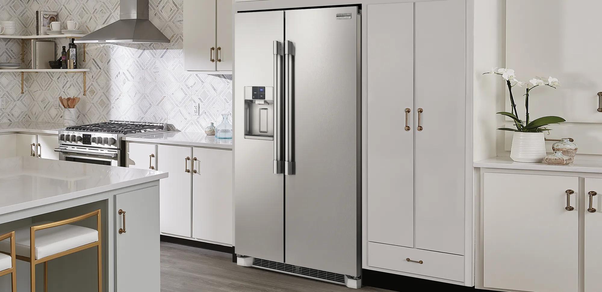 22 Cu. Ft. 36" Counter Depth Side by Side Refrigerator Stainless Steel-PRSC2222AF