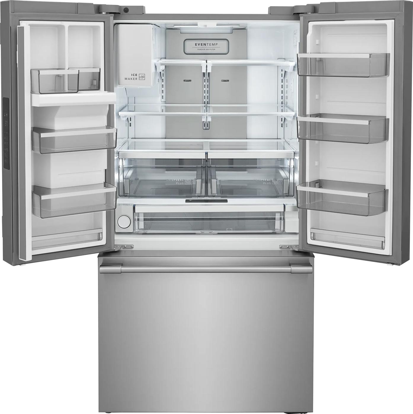 28 Cu. Ft. Standard-Depth French Door Refrigerator Stainless Steel-PRFS2883AF