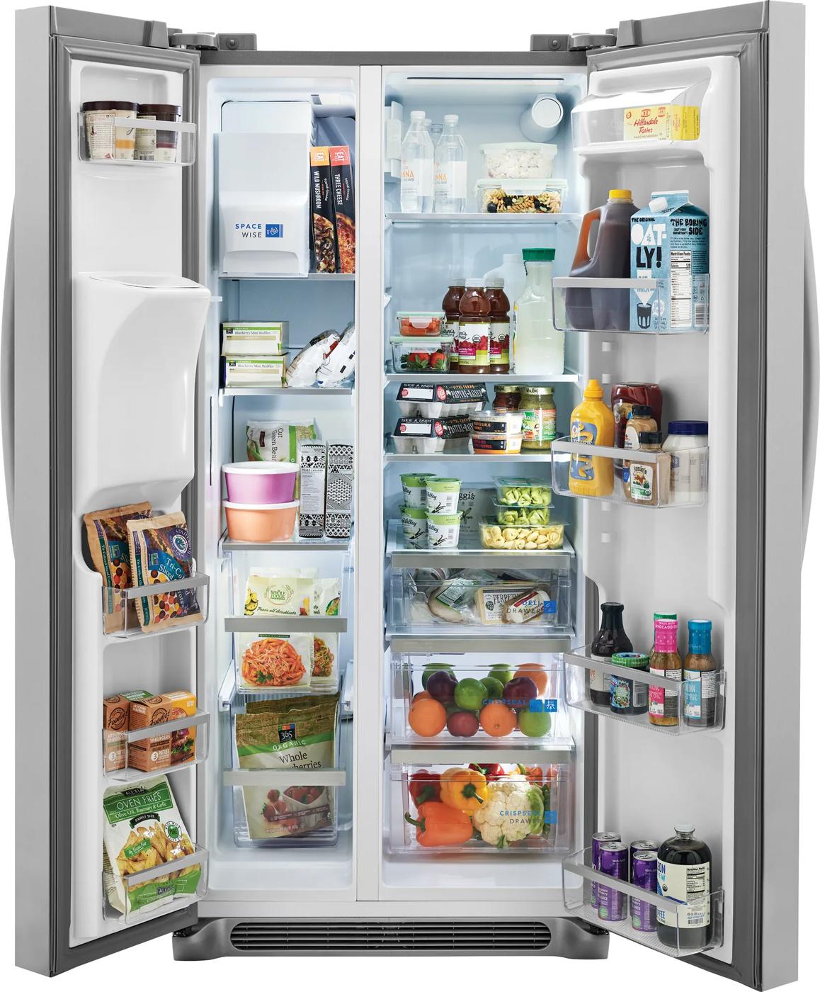 22 Cu. Ft. 33" Standard Depth Side by Side Refrigerator Stainless Steel-GRSS2352AF