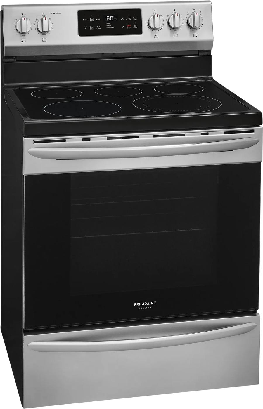 Cuisinière électrique de 30 po Acier inoxydable-GCRE302CAF