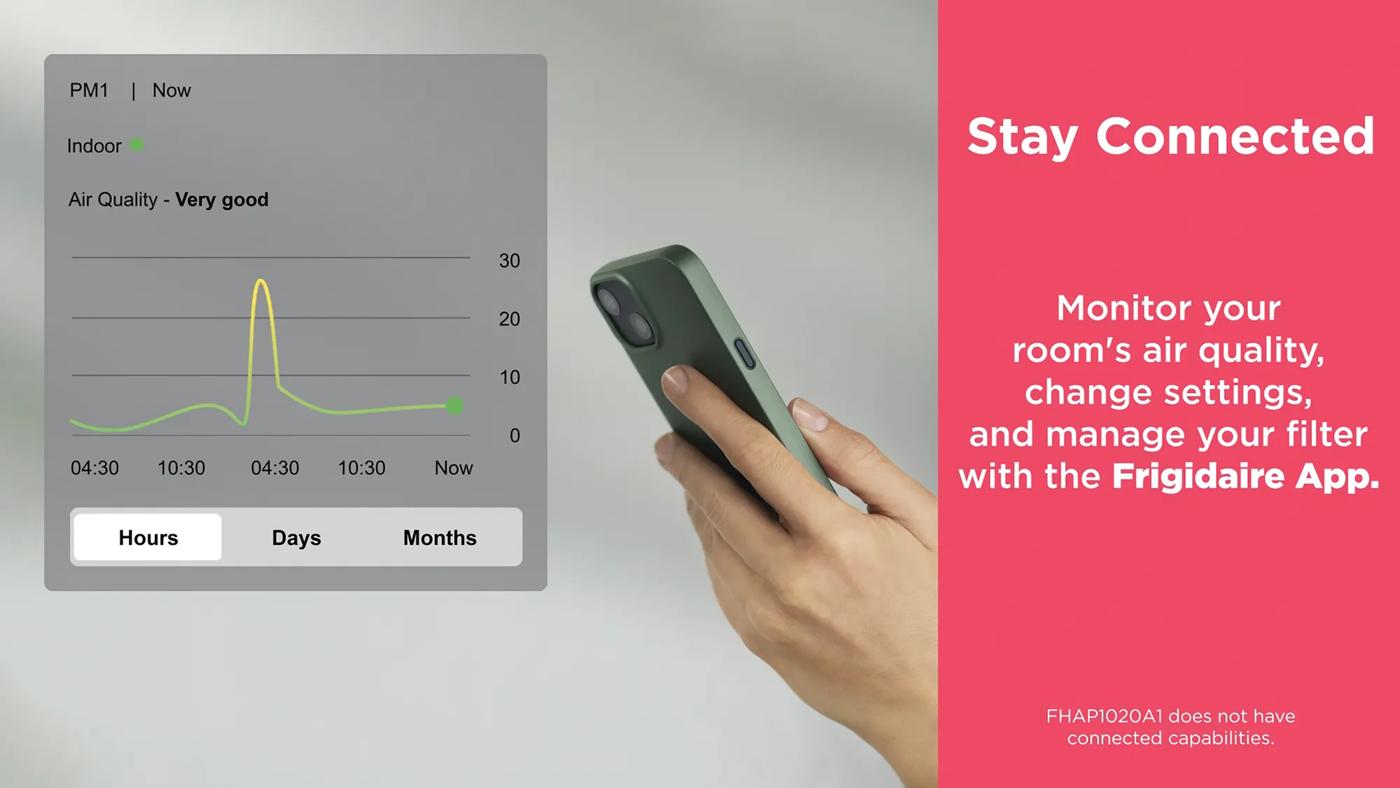 PureA300™ HEPA Air Purifier with WiFi White-FHAP1040A1