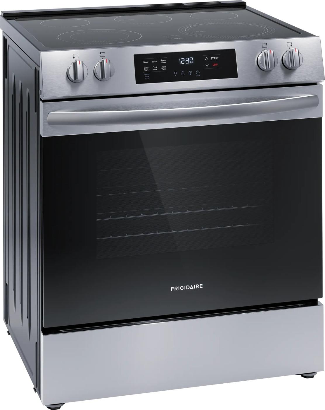 30" Front Control Electric Range Stainless Steel-FCFE306CAS