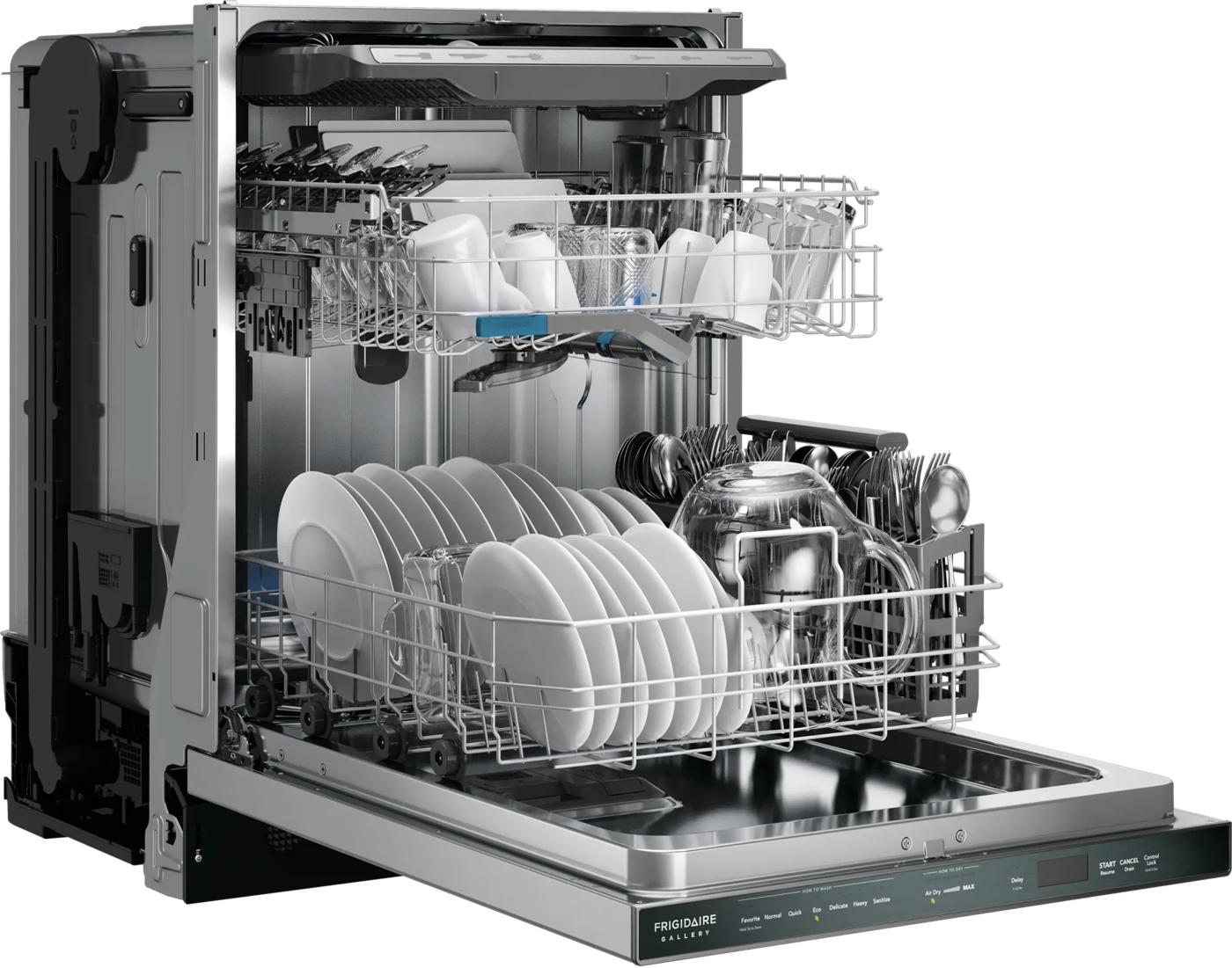 24" Stainless Steel Tub Built-In Dishwasher with CleanBoost™ Stainless Steel-GDSP4715AF